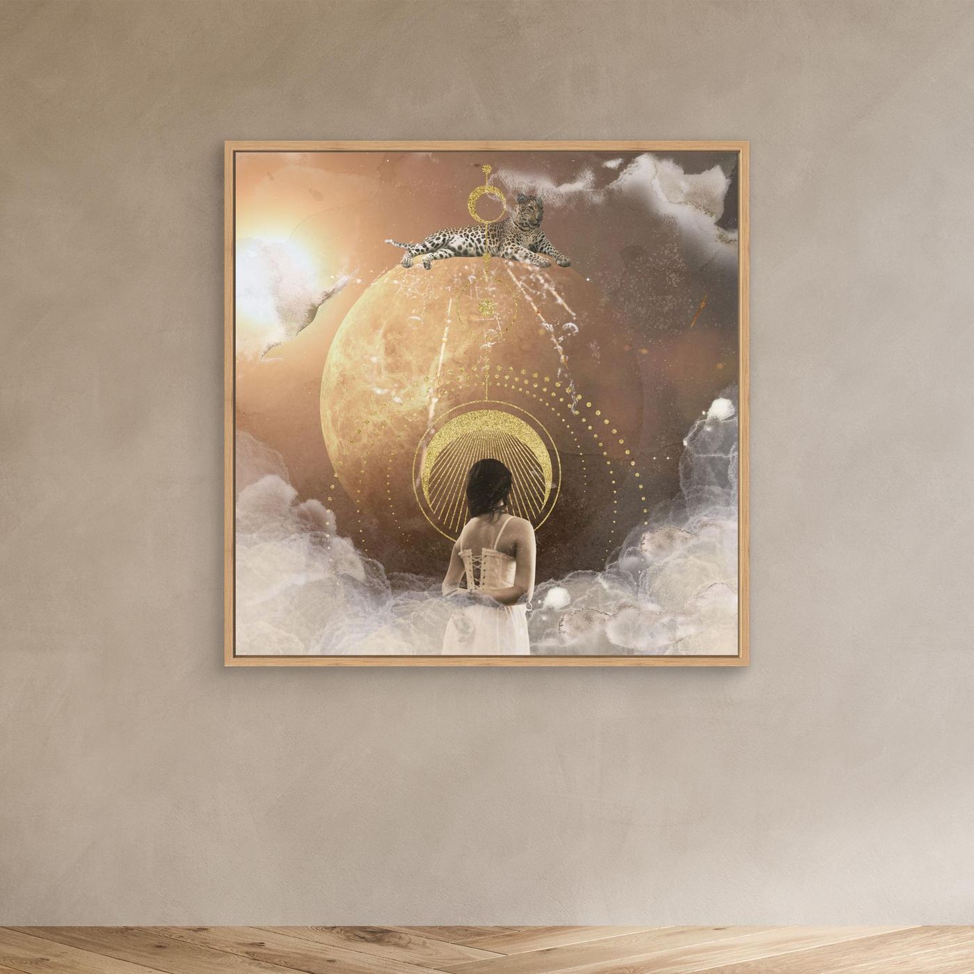 The work is done - canvas art print