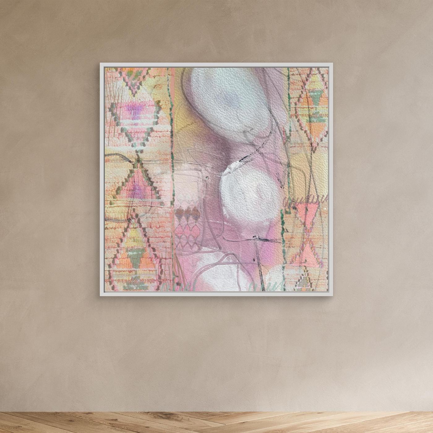 Cosmic Sweetness - pastel canvas art print