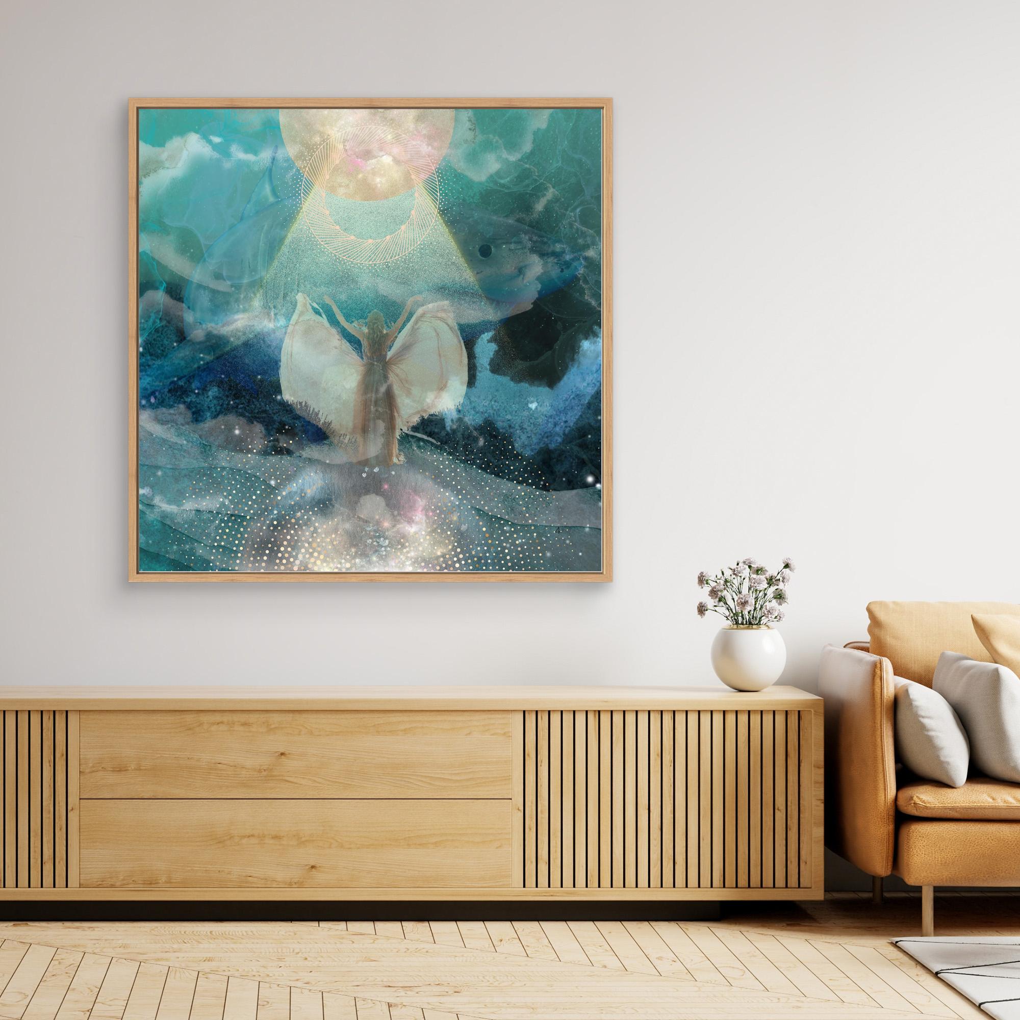 Be like water - canvas art print