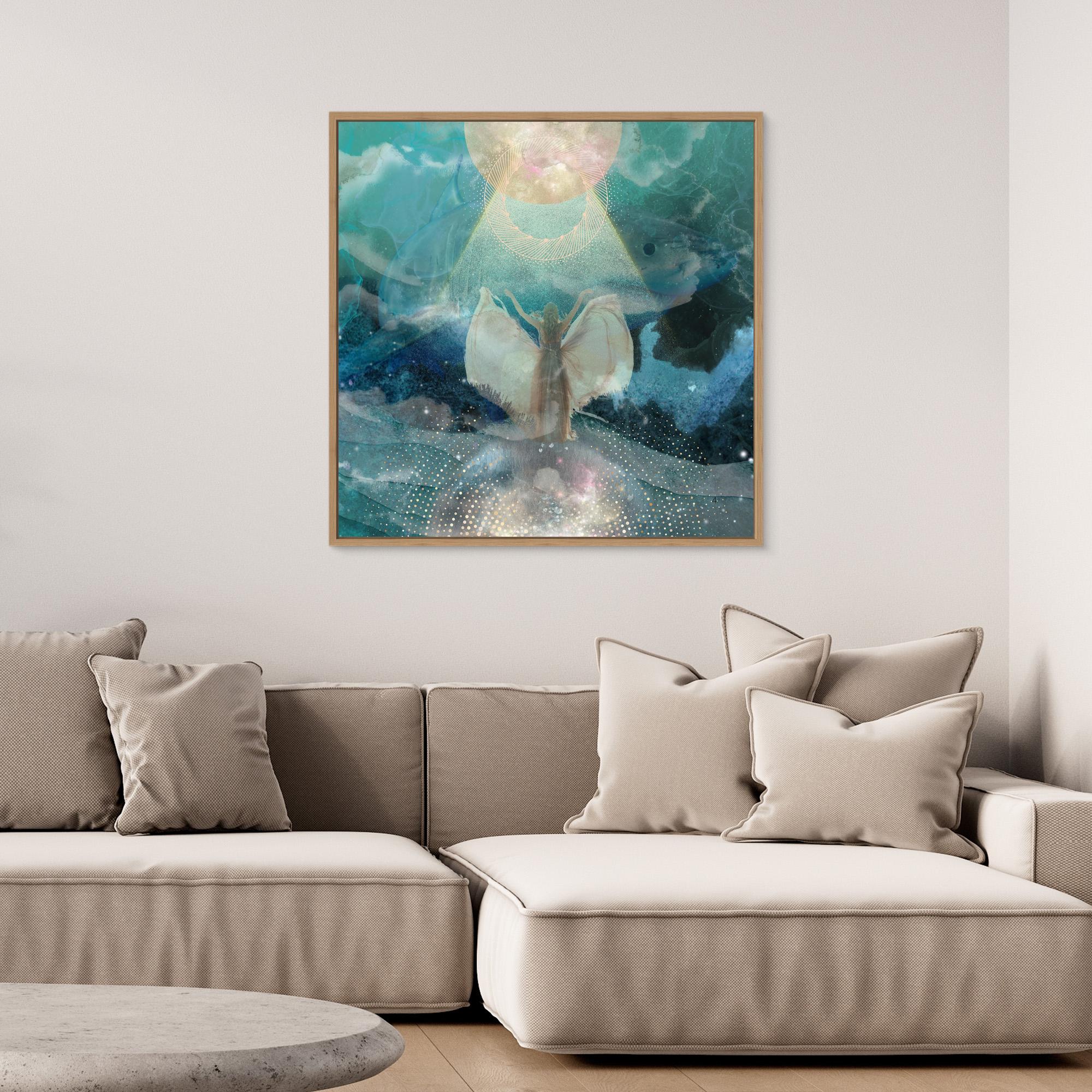 Be like water - canvas art print