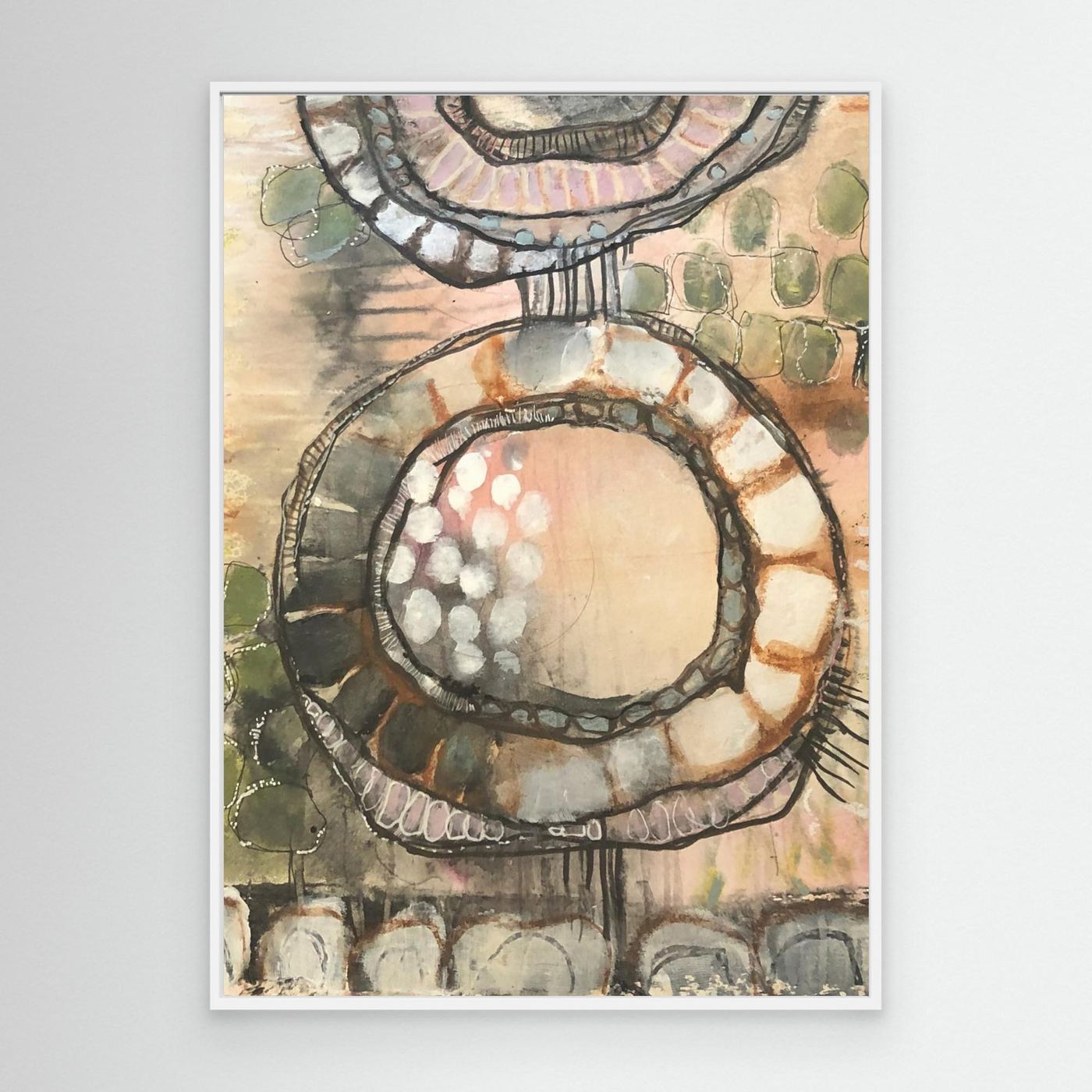 Earth Map  - Canvas Art Print