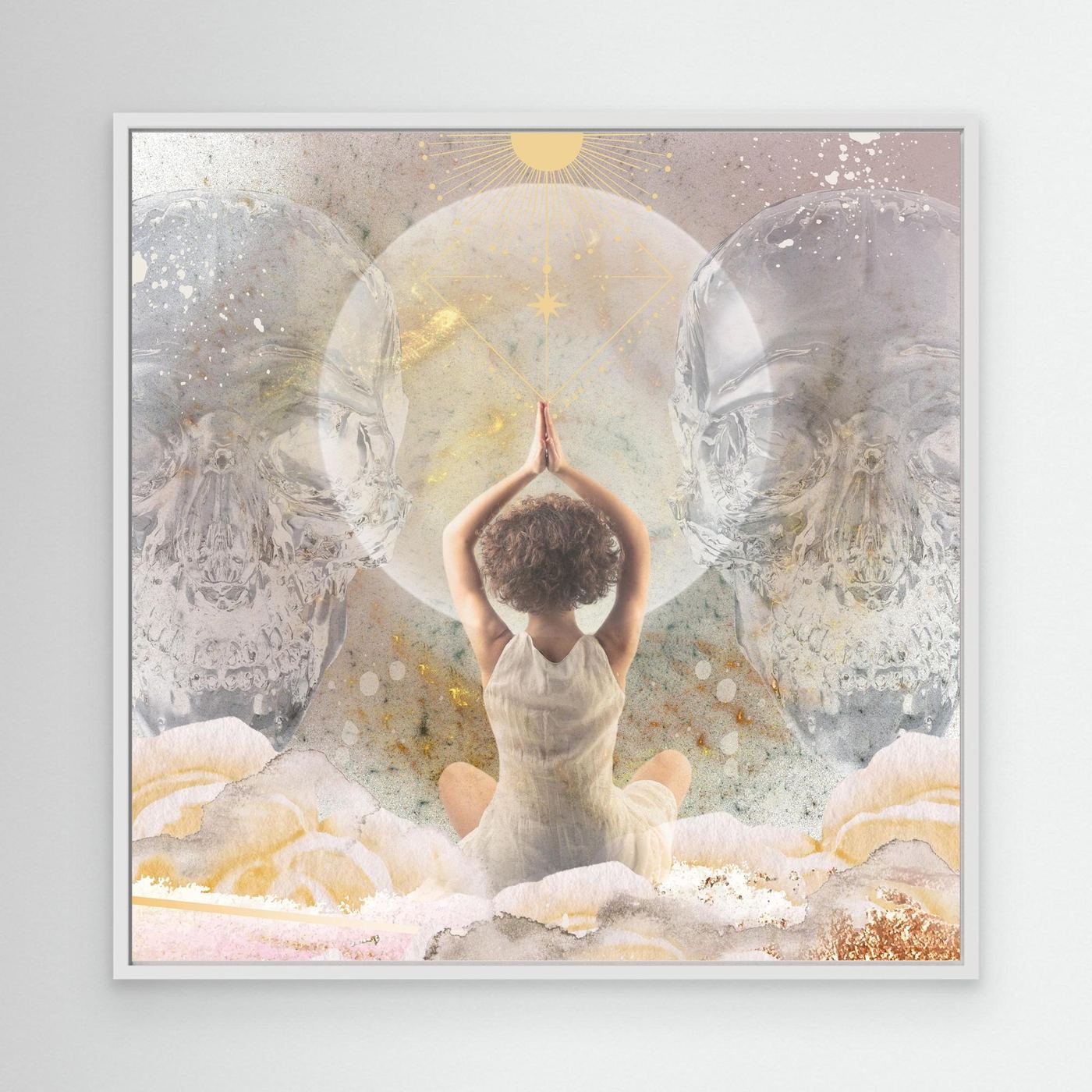 Crystal Skull - canvas art print