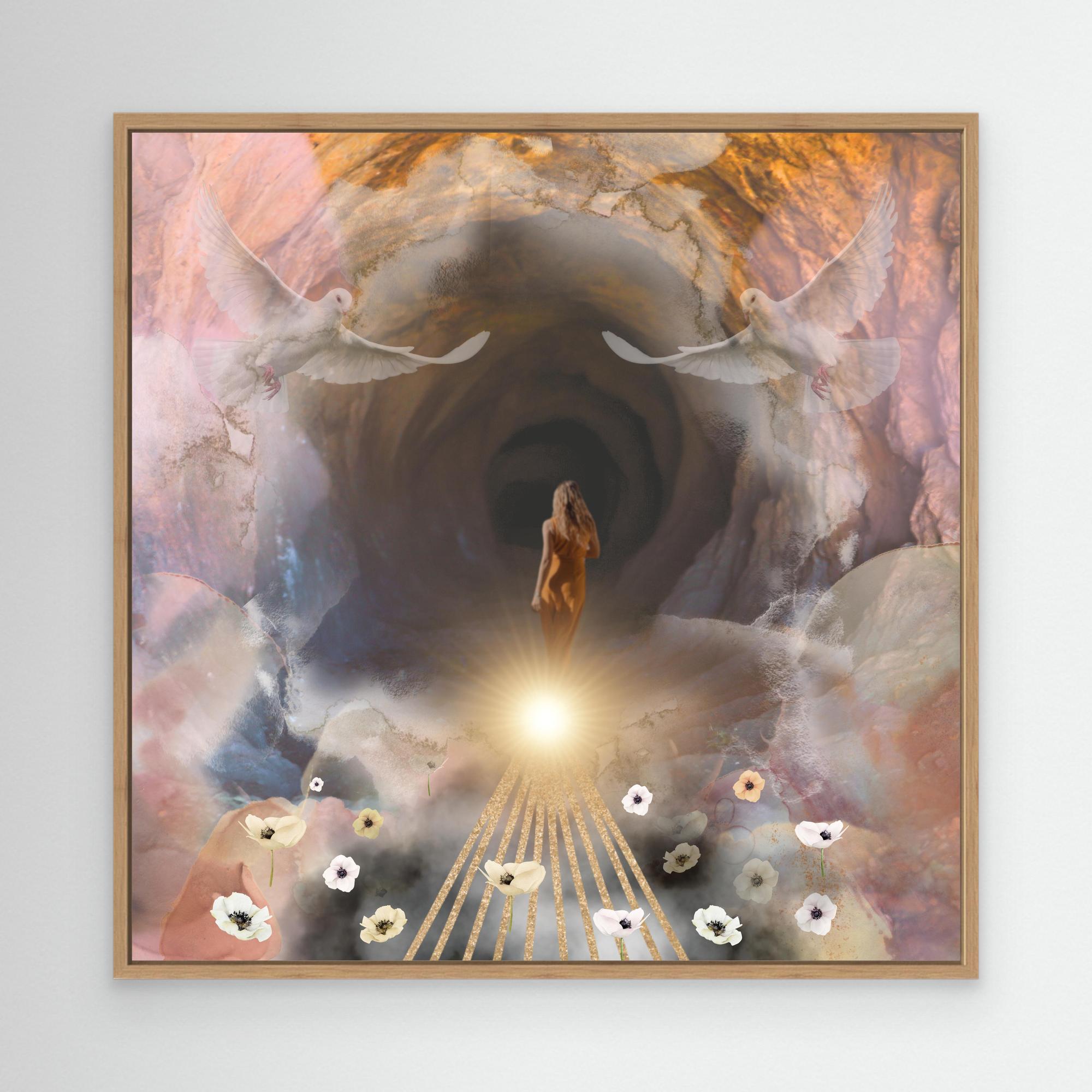 Cave Woman - canvas art print