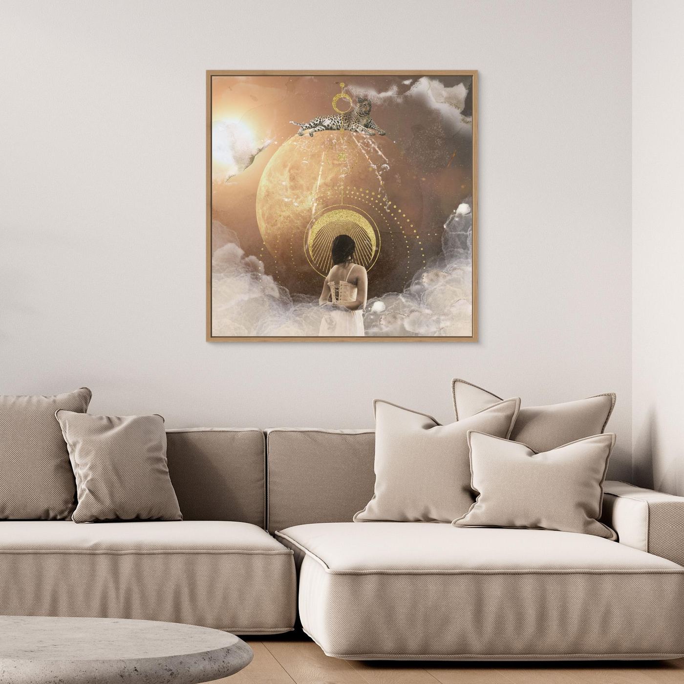 The work is done - canvas art print