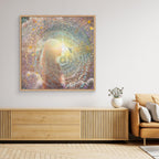Hummingbird Medicine - canvas art print - Copy