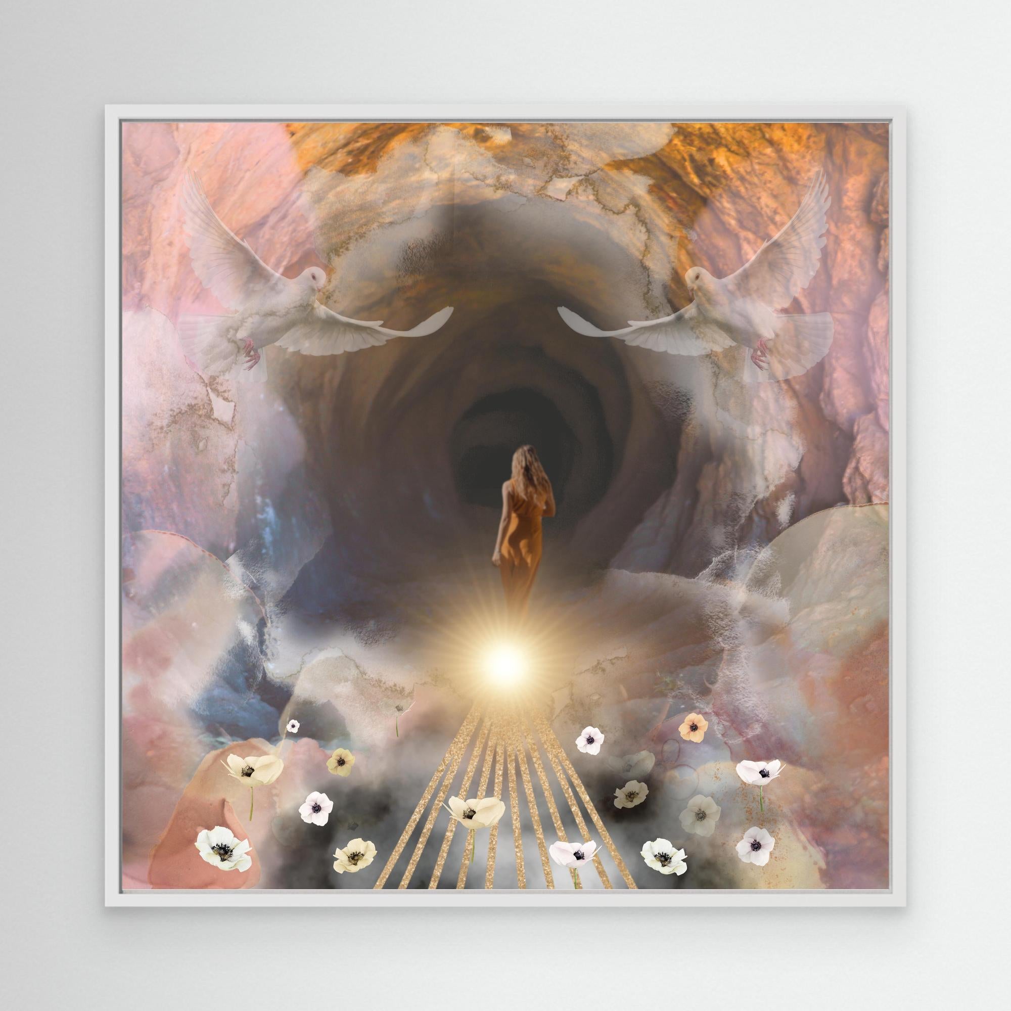Cave Woman - canvas art print