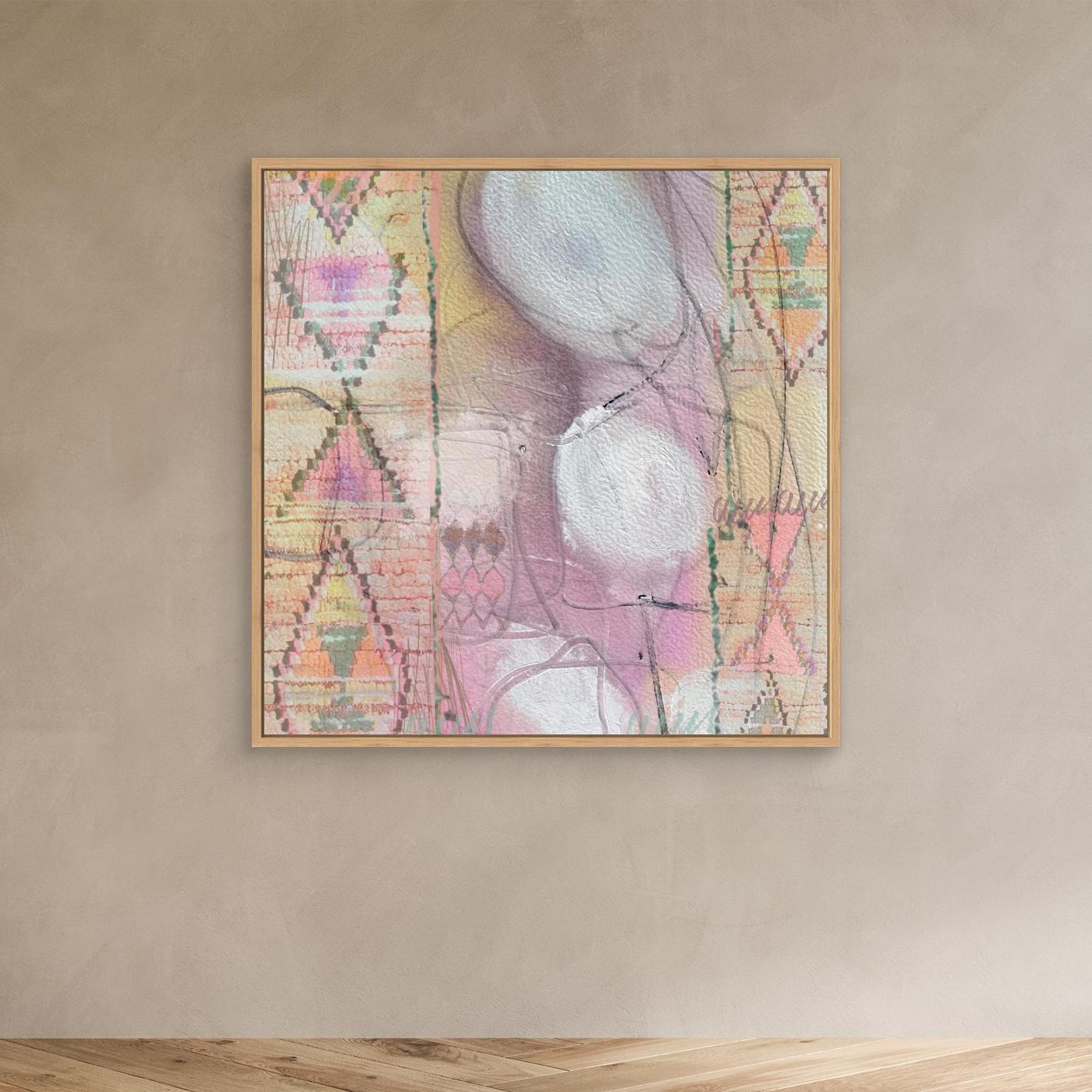 Cosmic Sweetness - pastel canvas art print