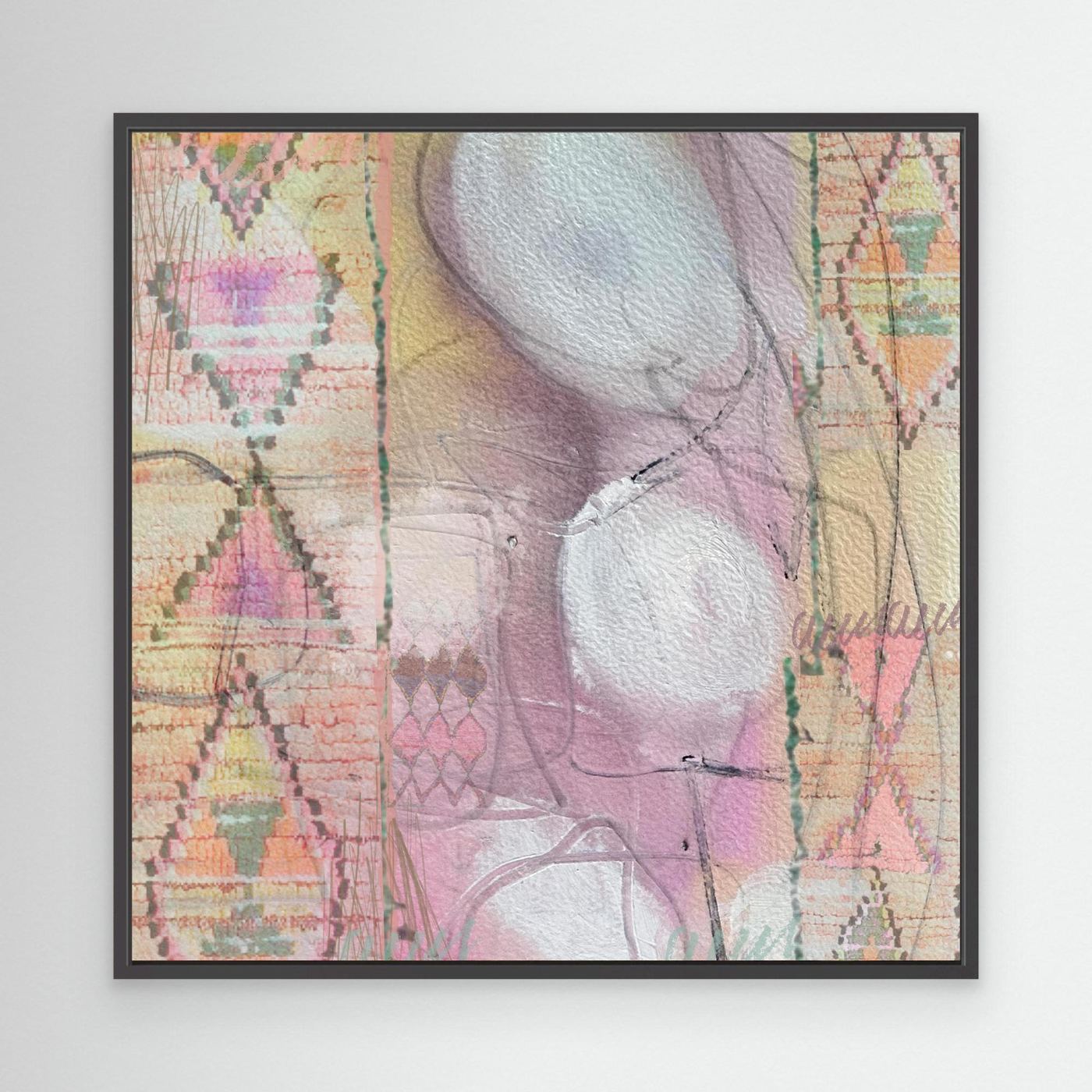 Cosmic Sweetness - pastel canvas art print