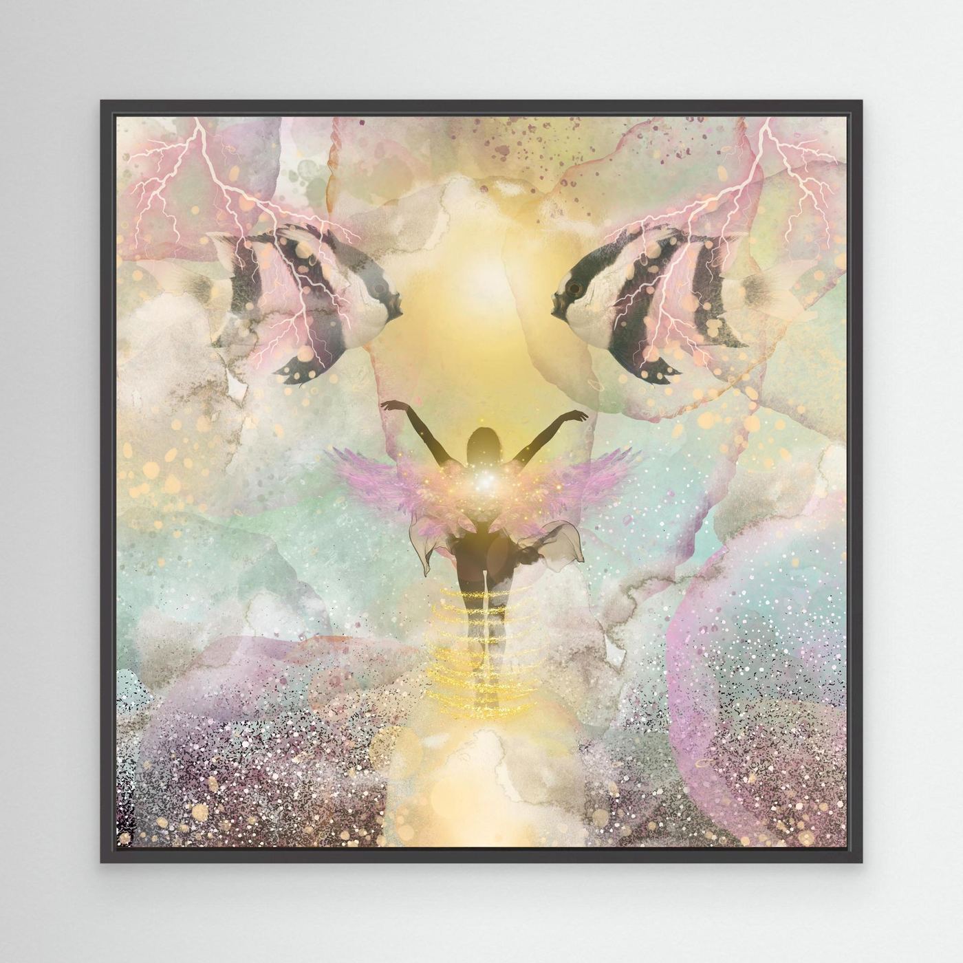Flying Fish - canvas art print