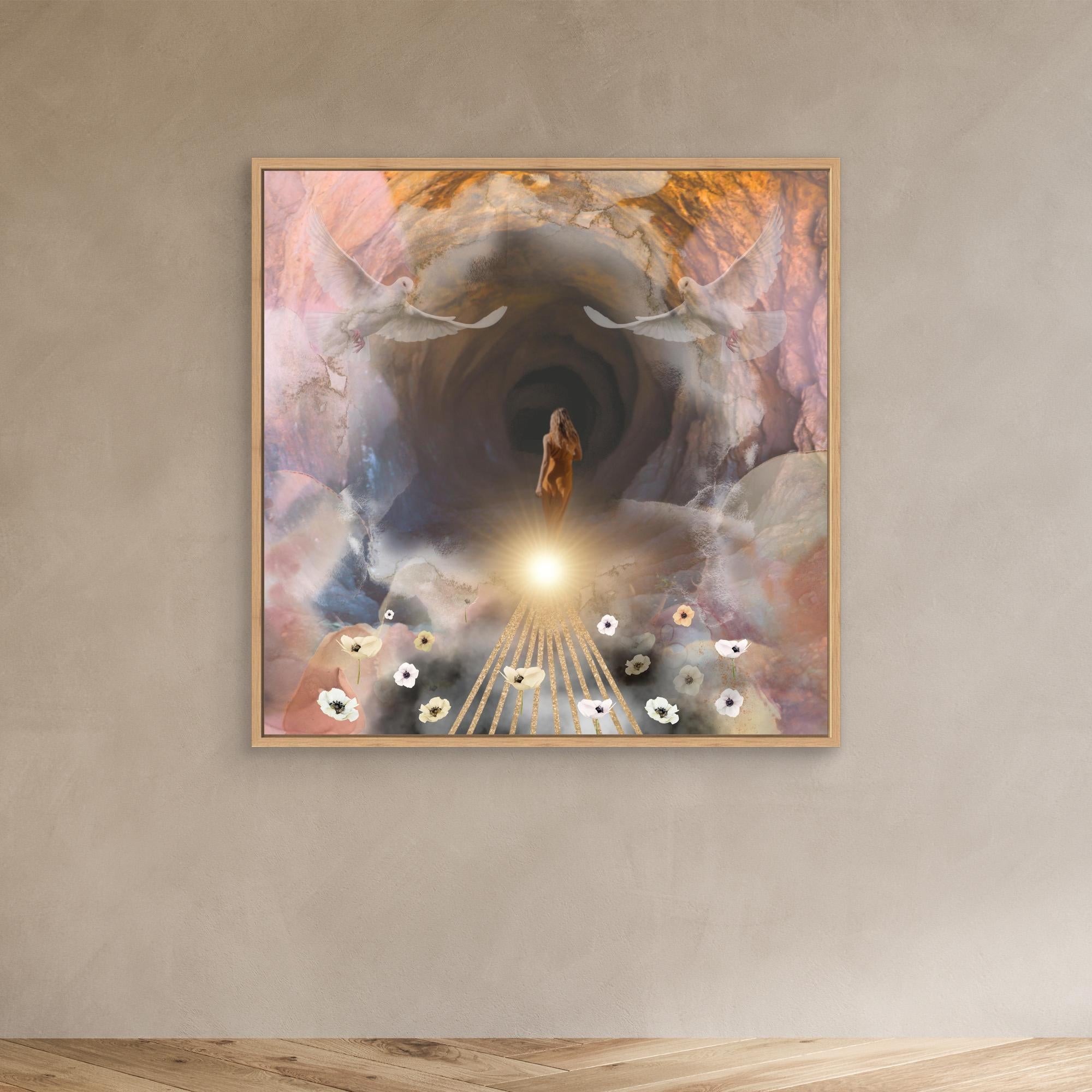 Cave Woman - canvas art print