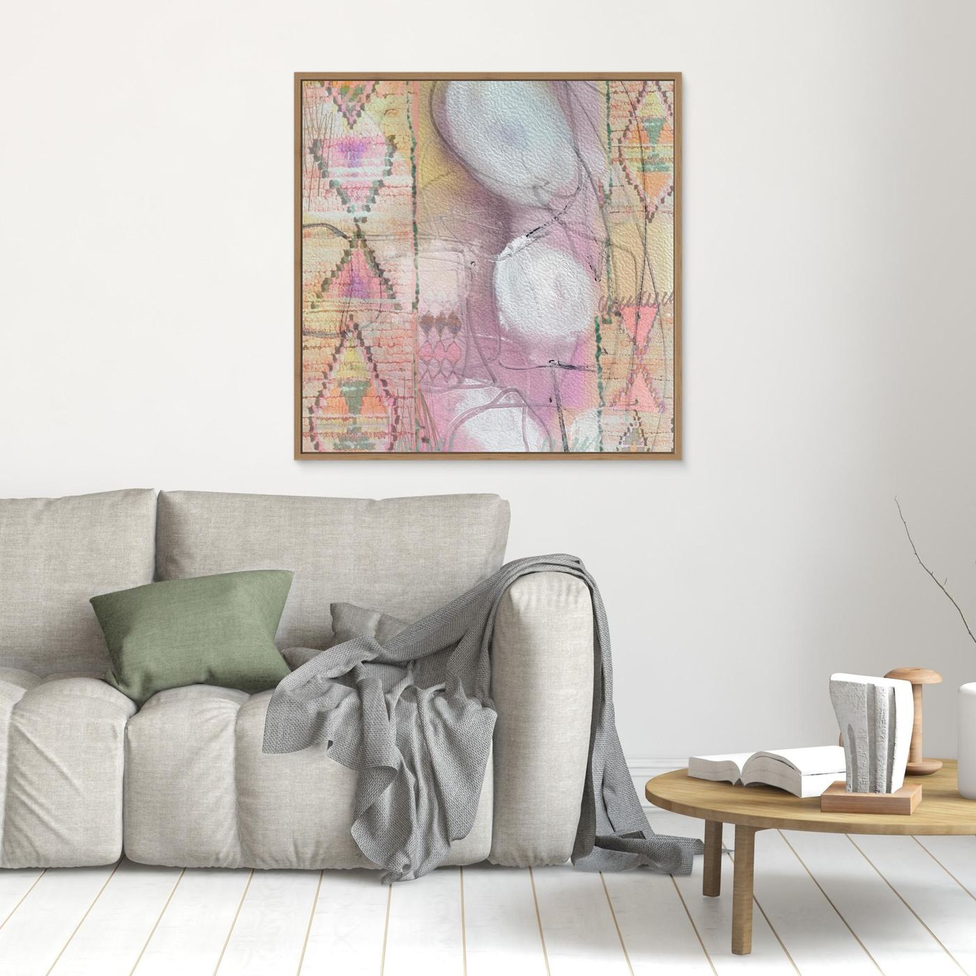 Cosmic Sweetness - pastel canvas art print