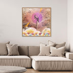 Rainbow Girl - canvas art print