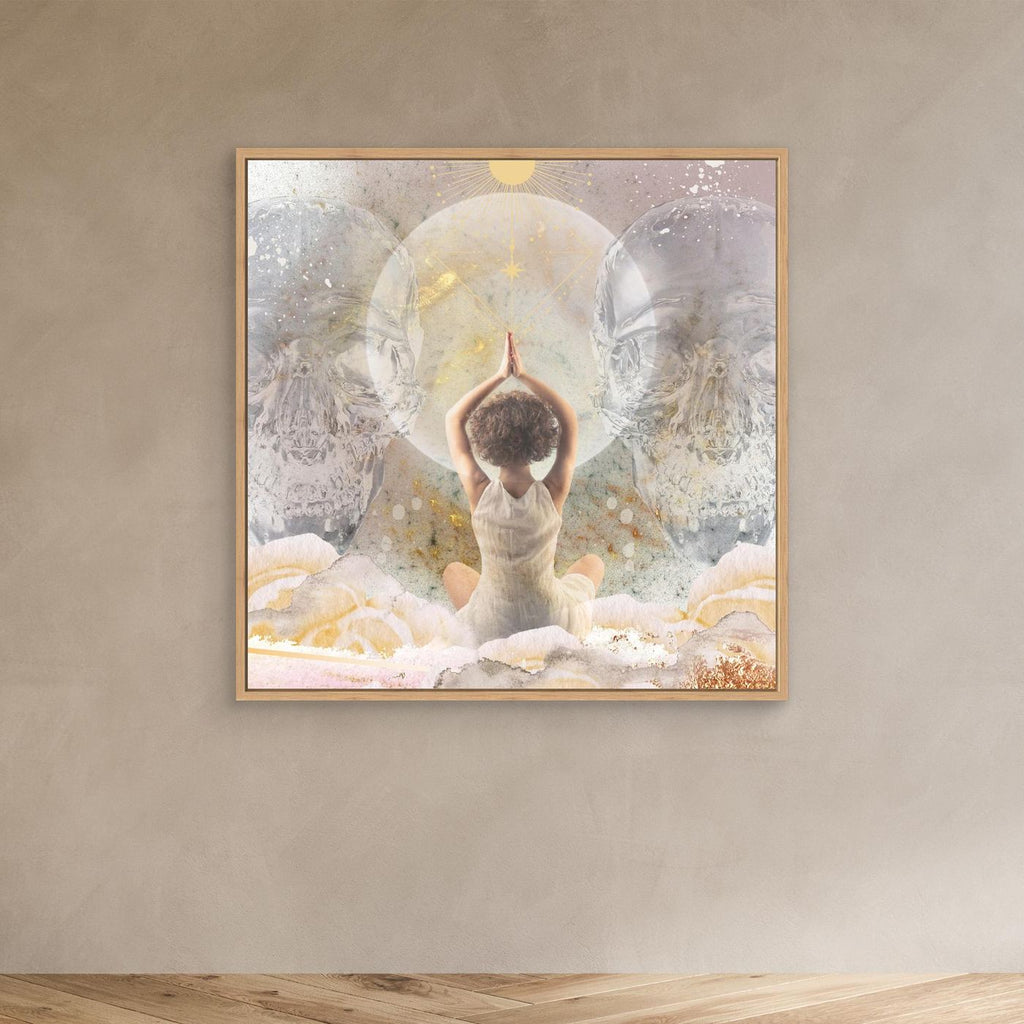 Crystal Skull - canvas art print