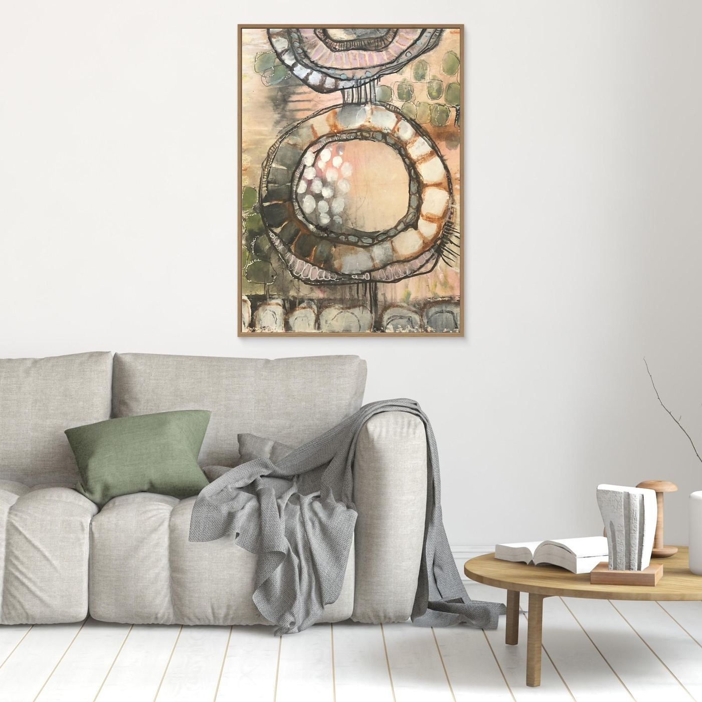 Earth Map  - Canvas Art Print