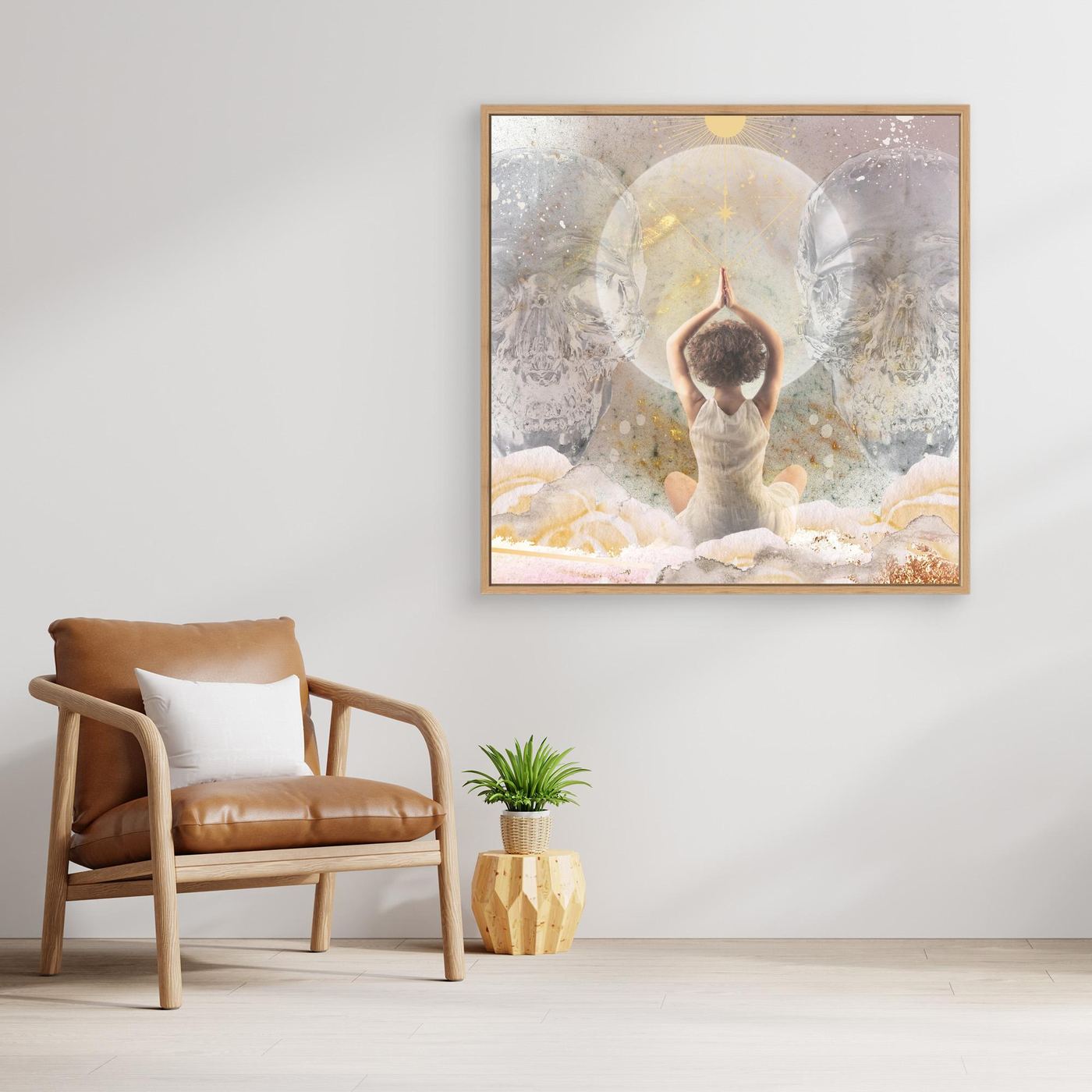Crystal Skull - canvas art print