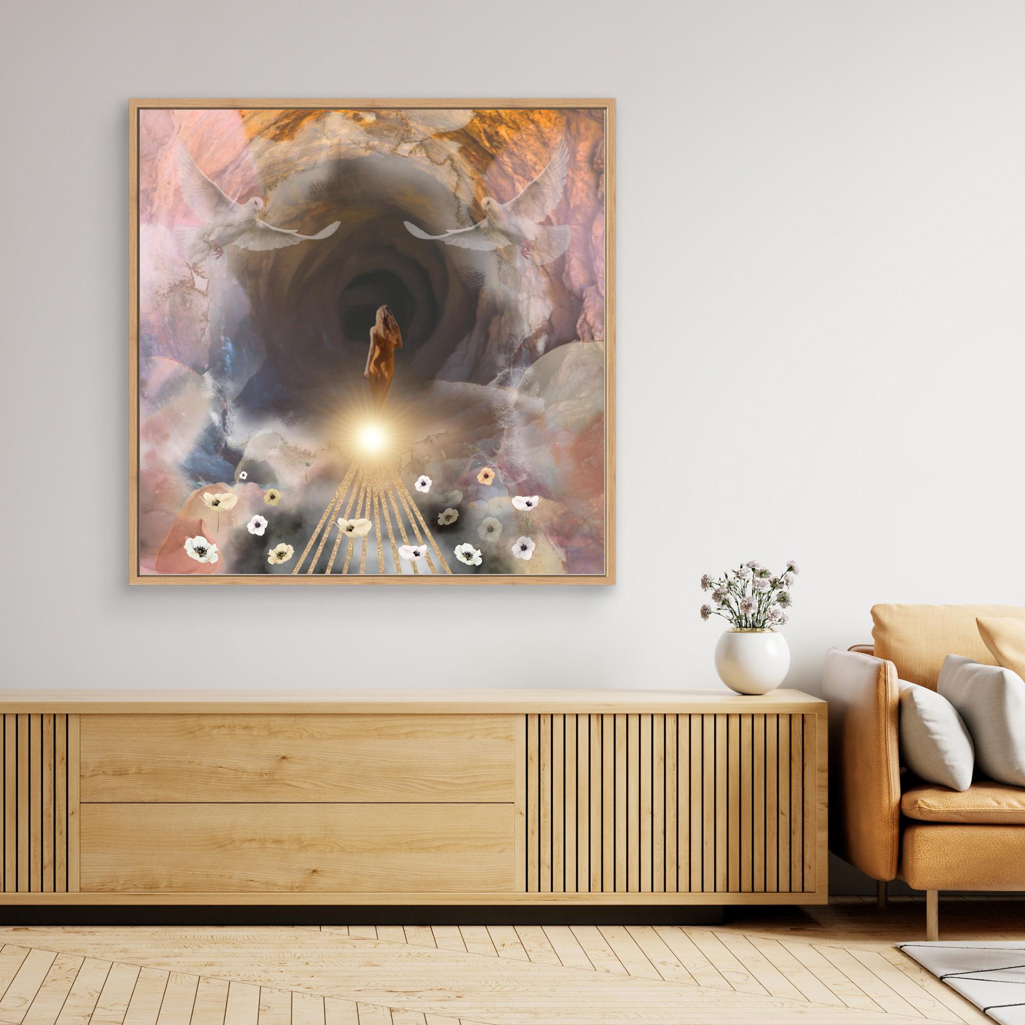 Cave Woman - canvas art print