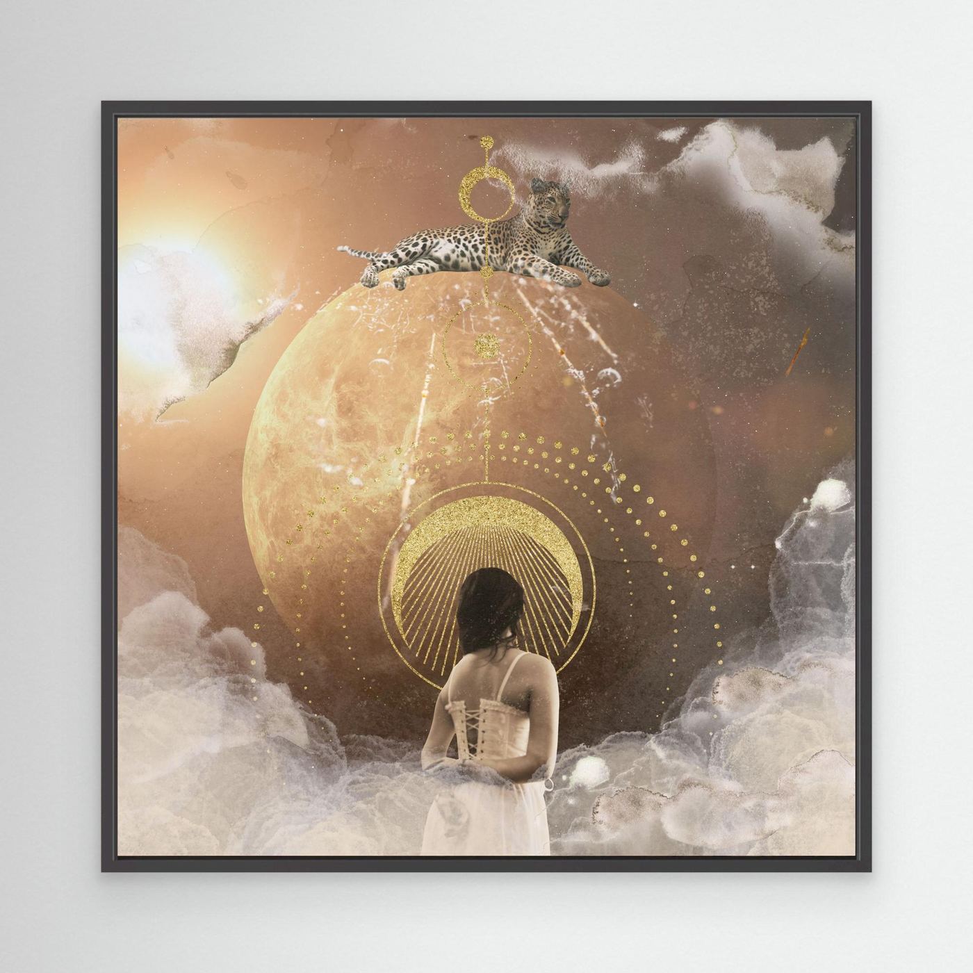 The work is done - canvas art print