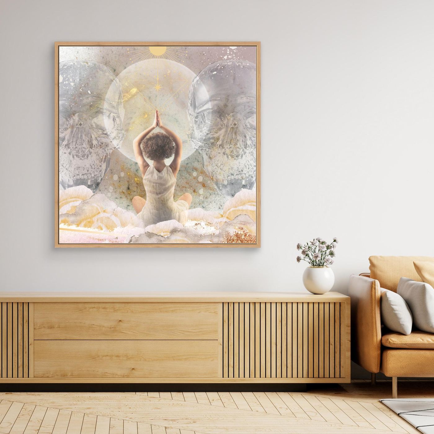 Crystal Skull - canvas art print