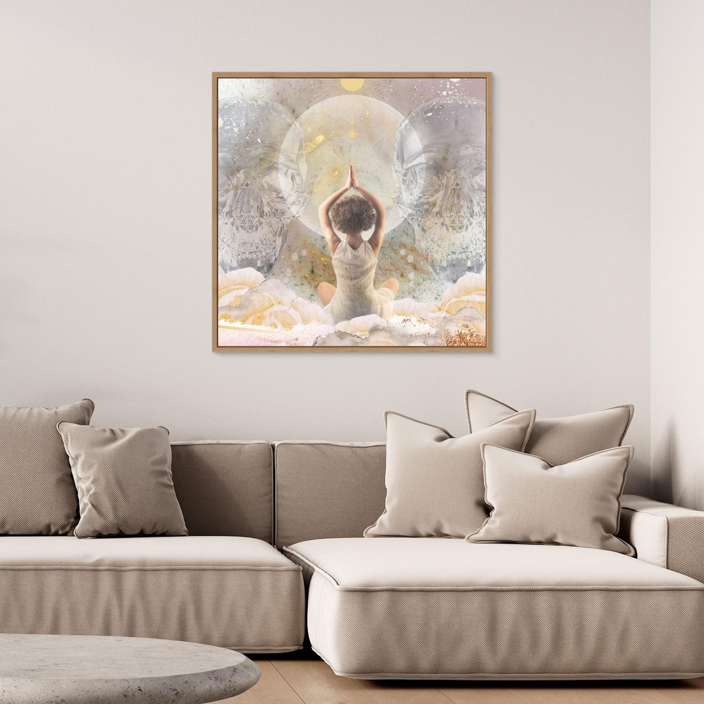 Crystal Skull - canvas art print