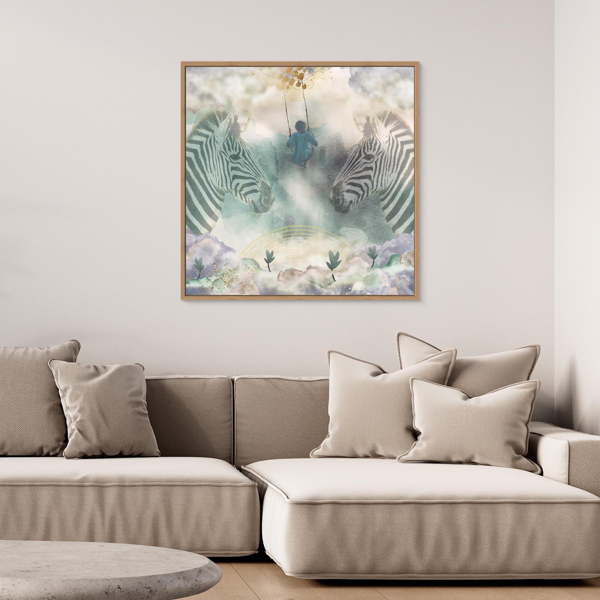 Cosmic Swing - Canvas Art Print