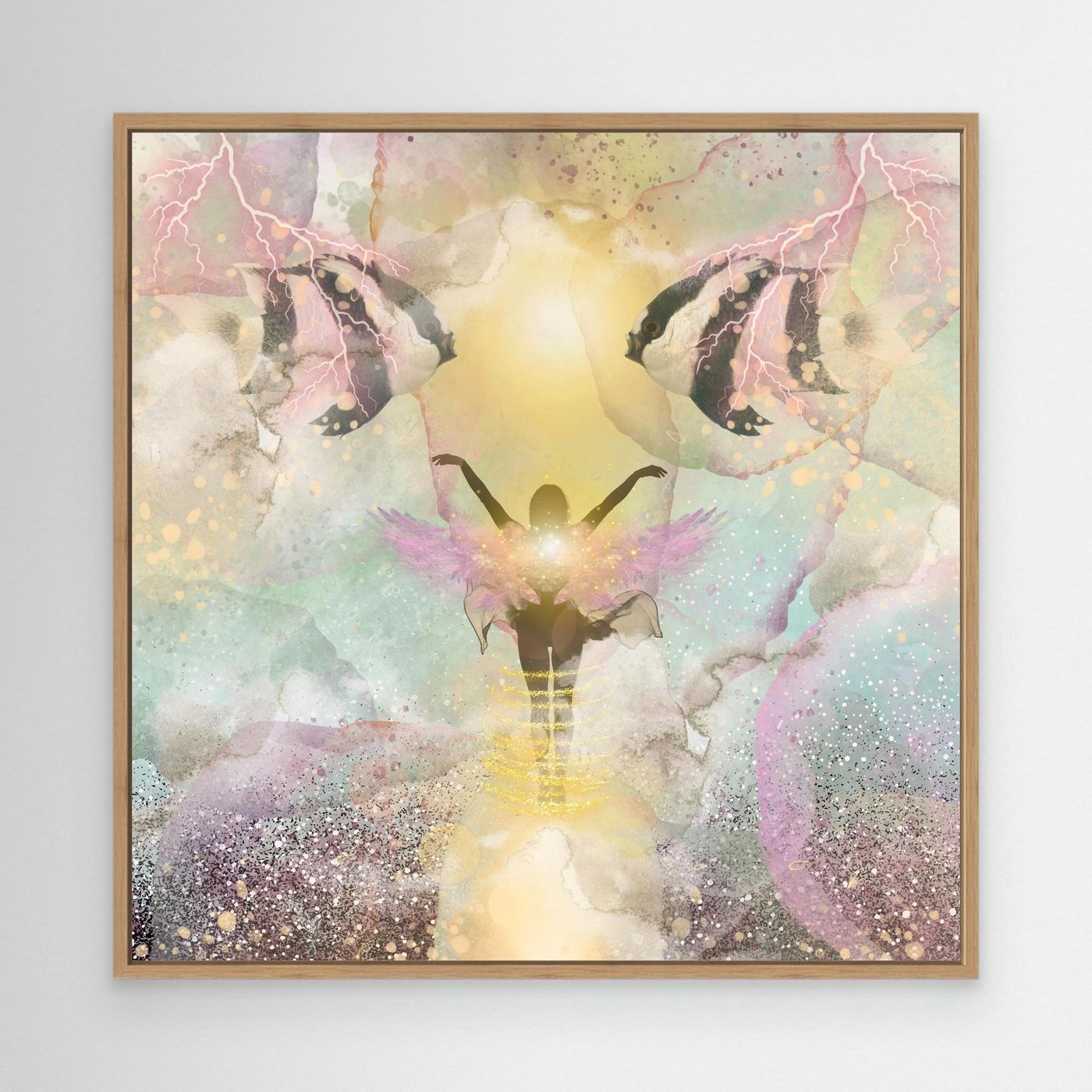 Flying Fish - canvas art print