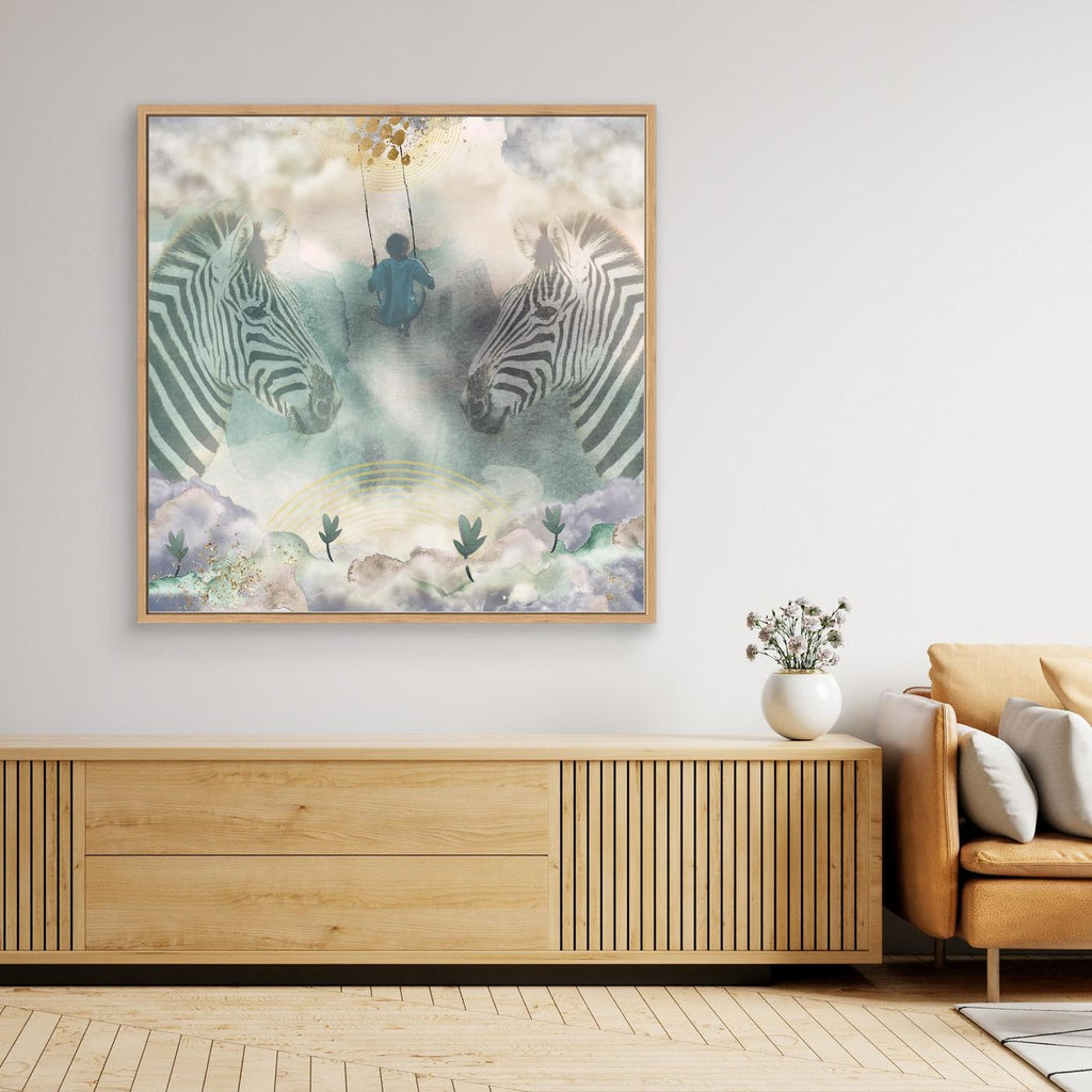 The Cosmic Swing - canvas art print