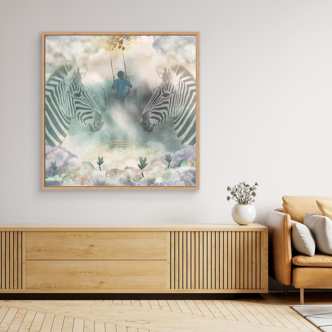 The Cosmic Swing - canvas art print