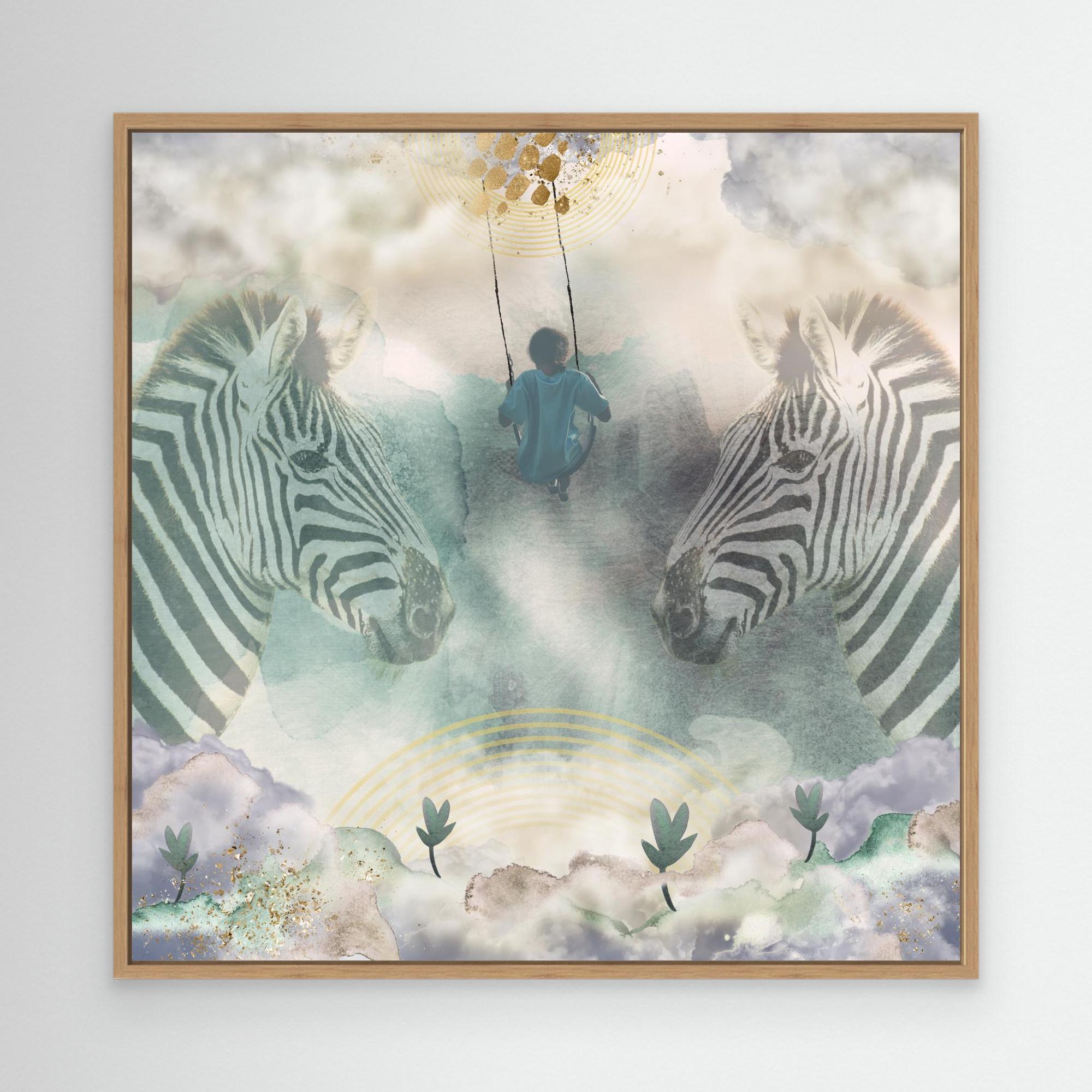 Cosmic Swing - Canvas Art Print