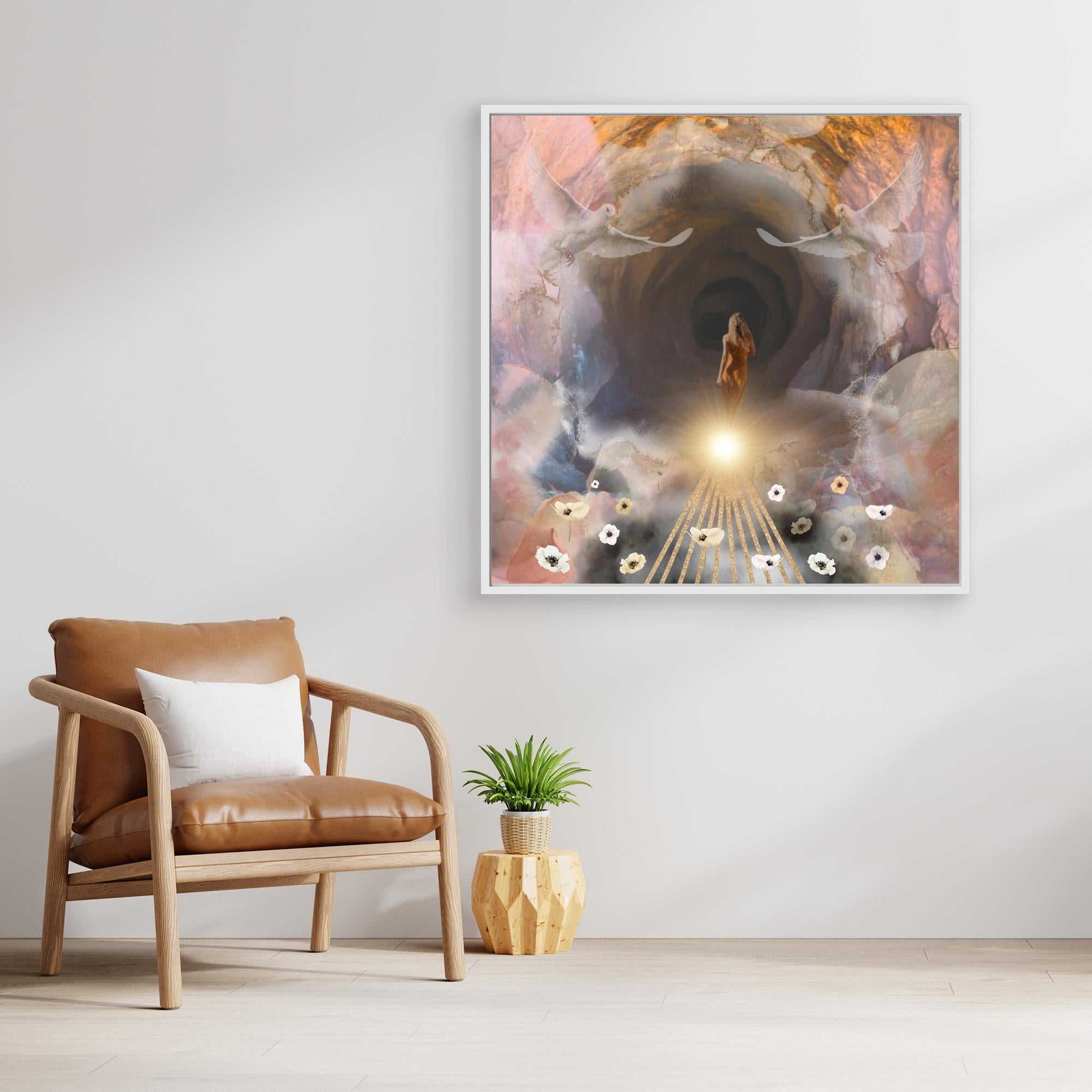 Cave Woman - canvas art print