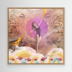 Rainbow Girl - canvas art print