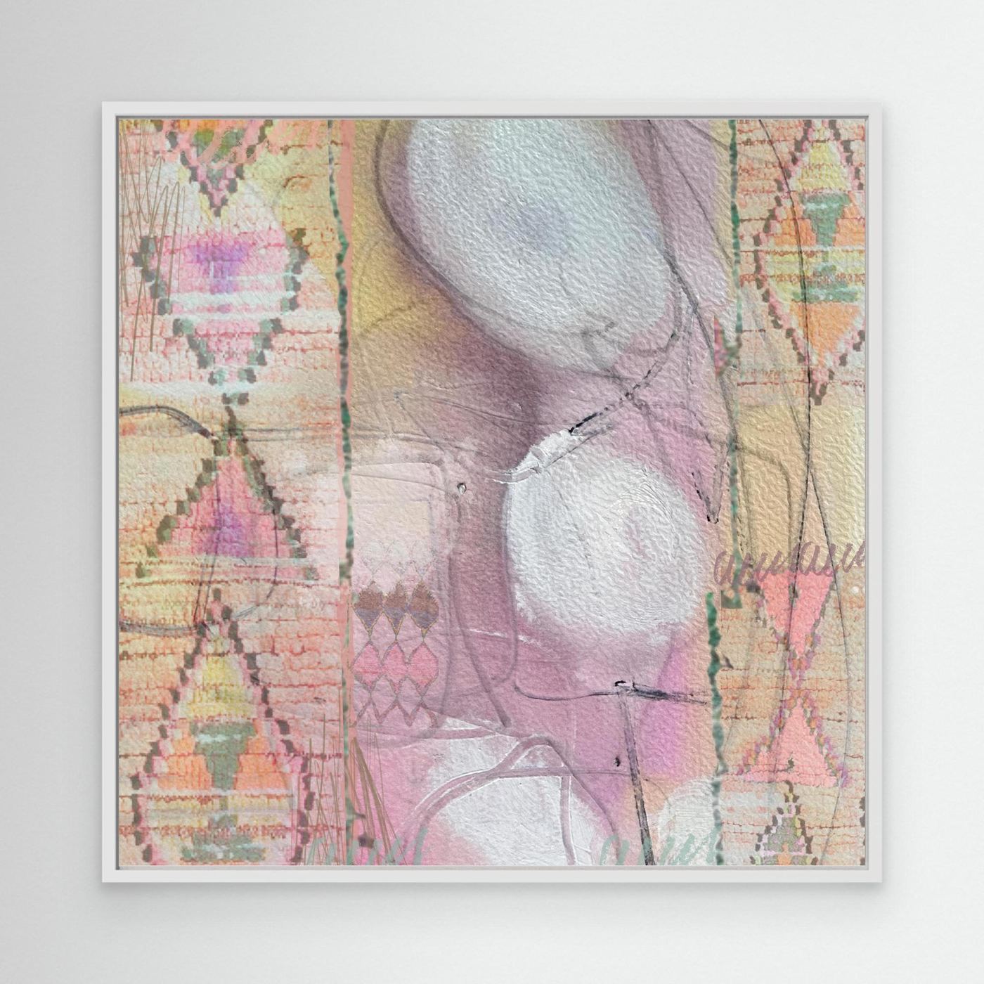 Cosmic Sweetness - pastel canvas art print