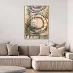 Earth Map  - Canvas Art Print