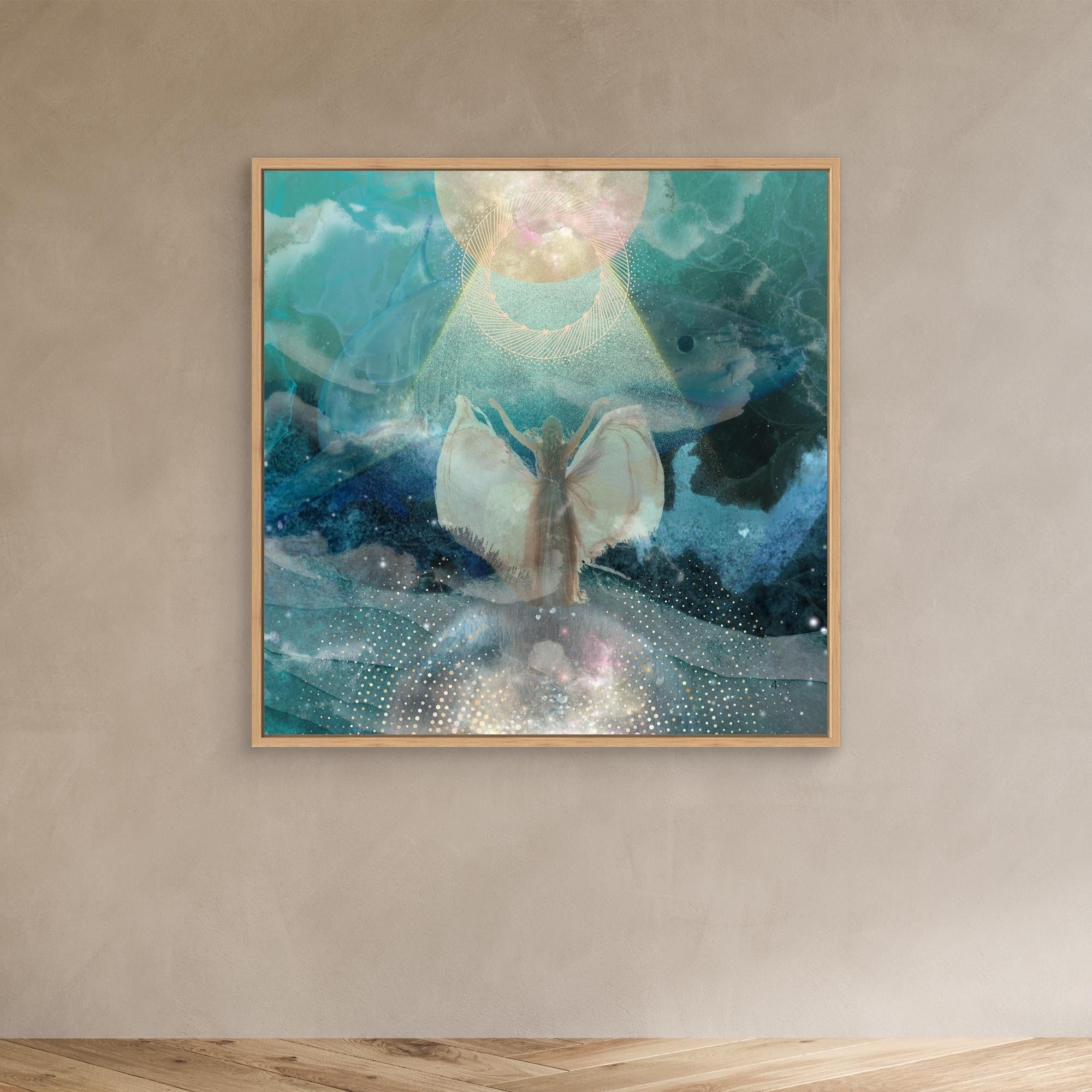 Be like water - canvas art print