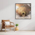 The work is done - canvas art print