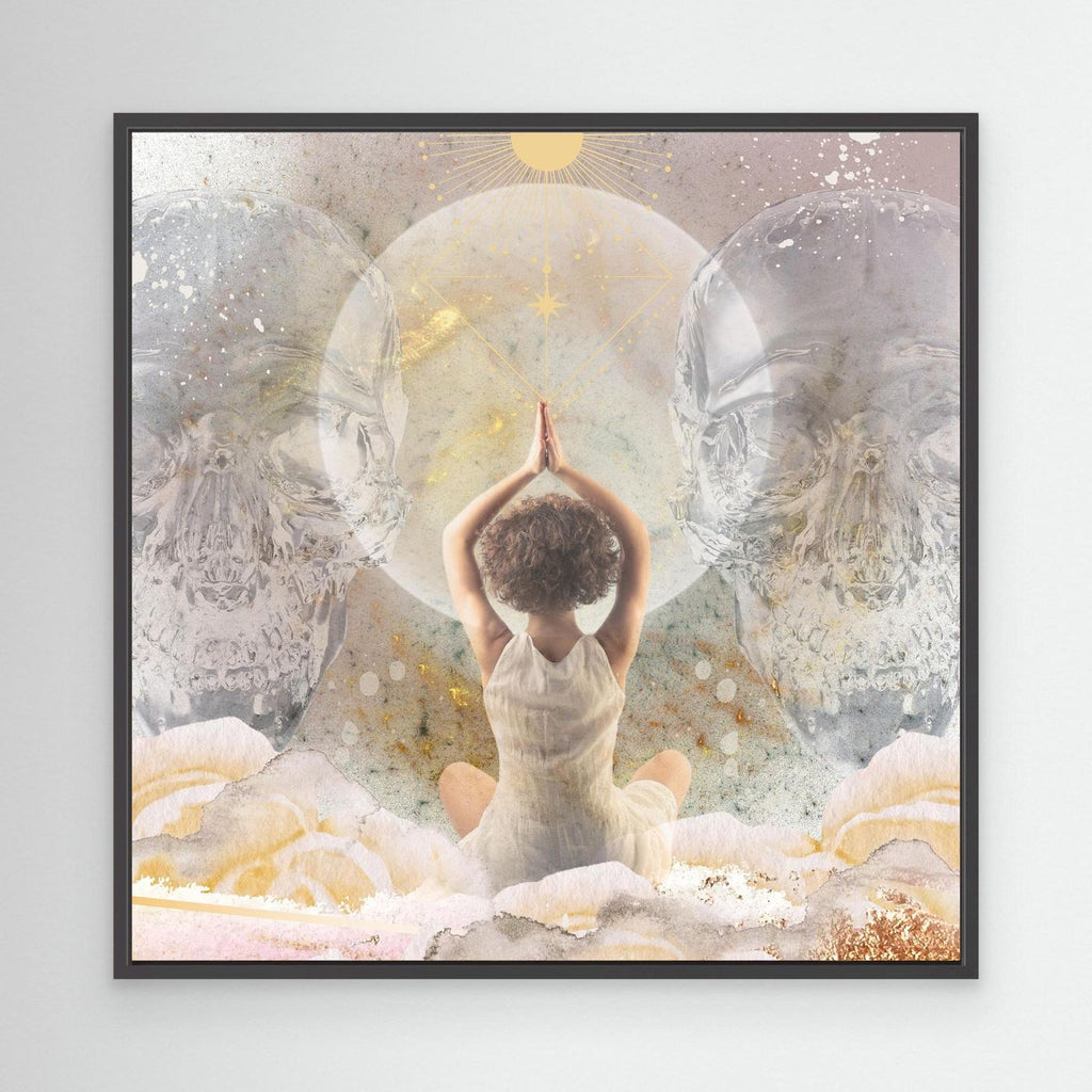 Crystal Skull - canvas art print