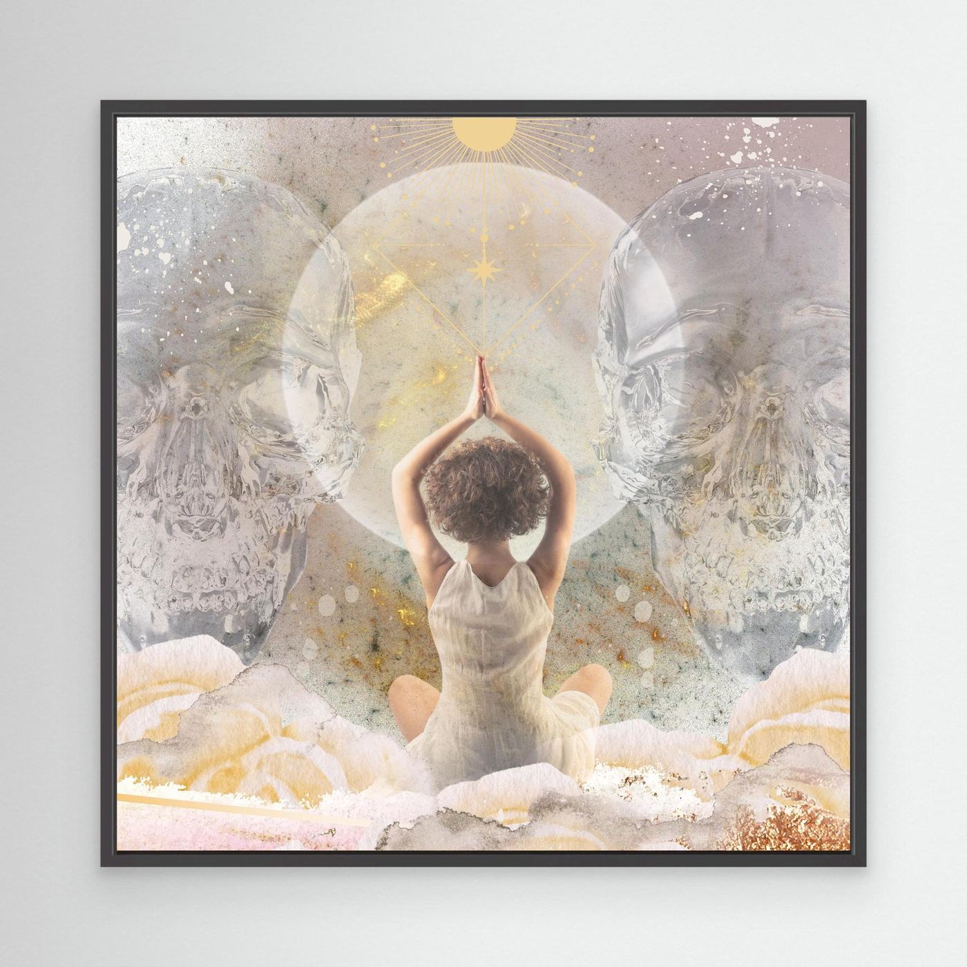 Crystal Skull - canvas art print