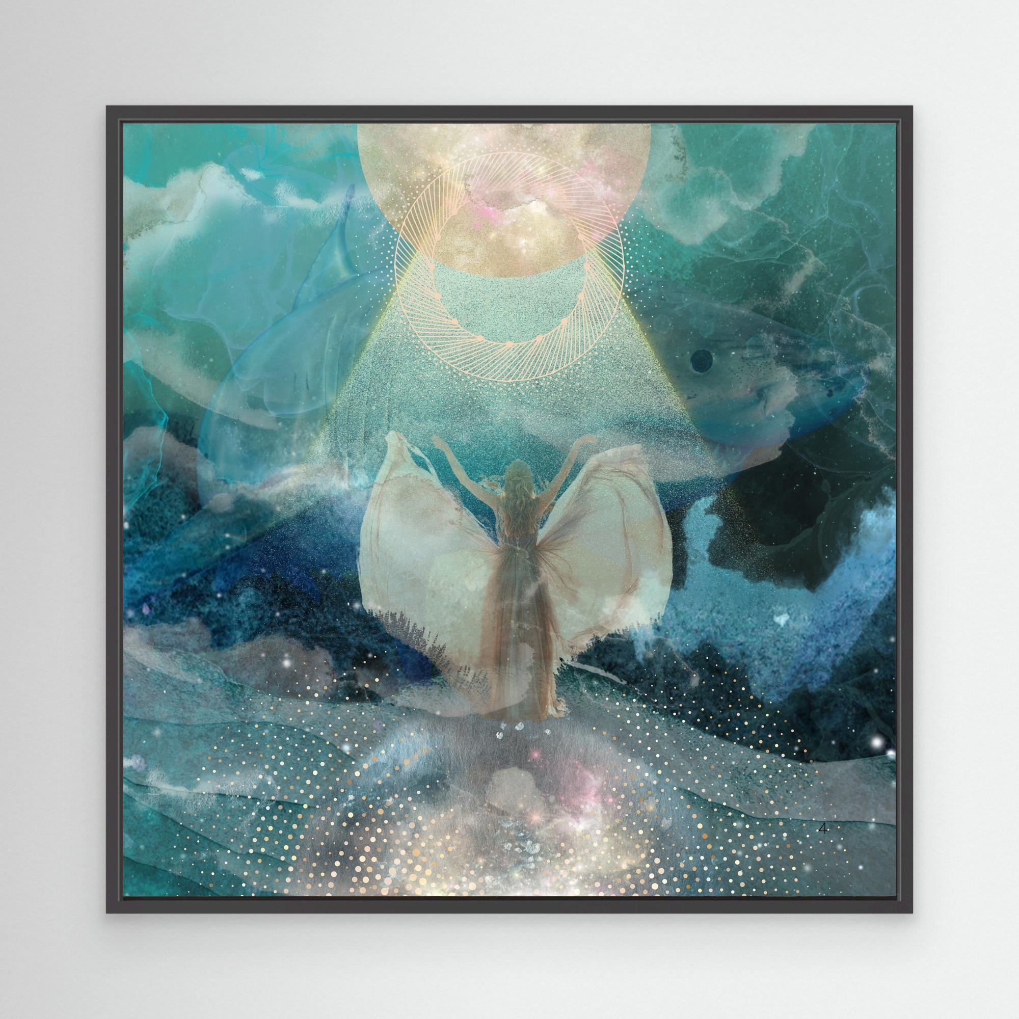 Be like water - canvas art print