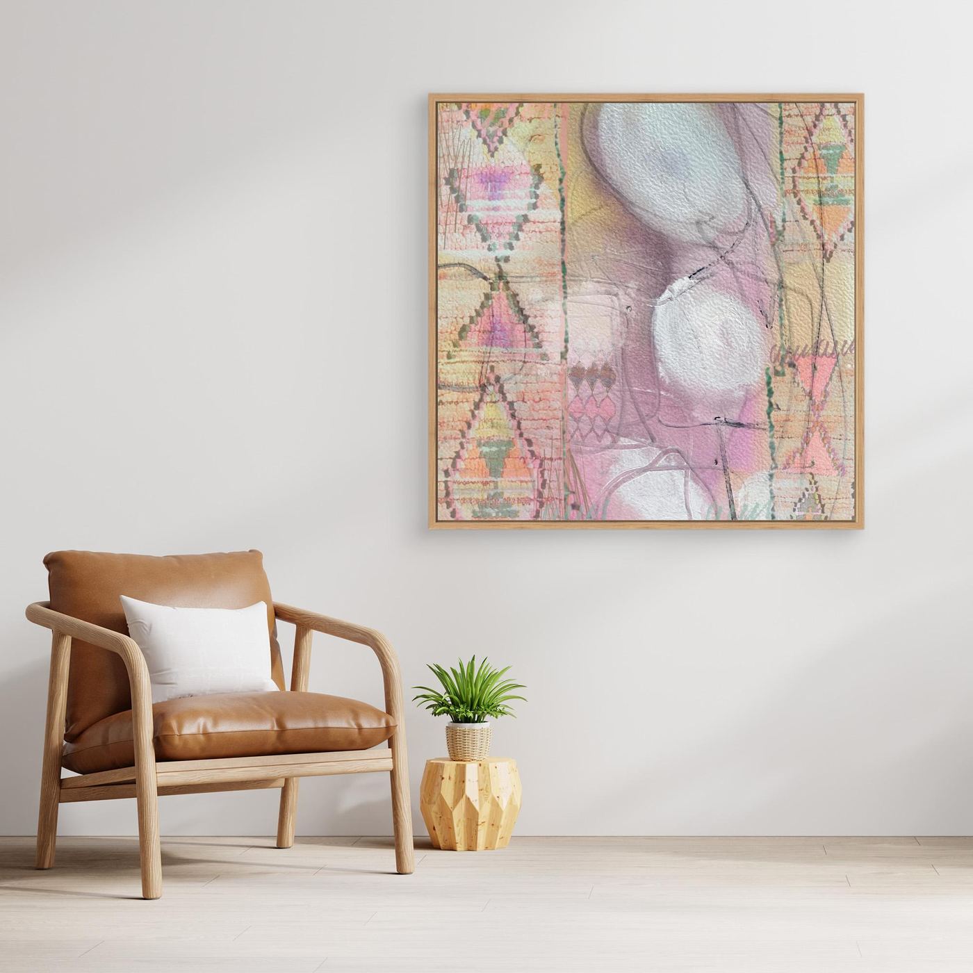 Cosmic Sweetness - pastel canvas art print