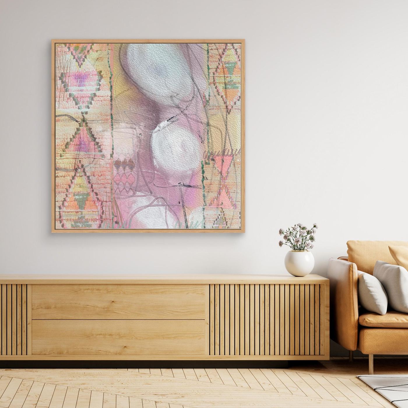 Cosmic Sweetness - pastel canvas art print