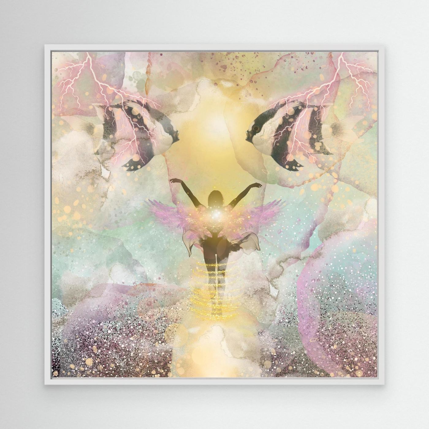 Flying Fish - canvas art print