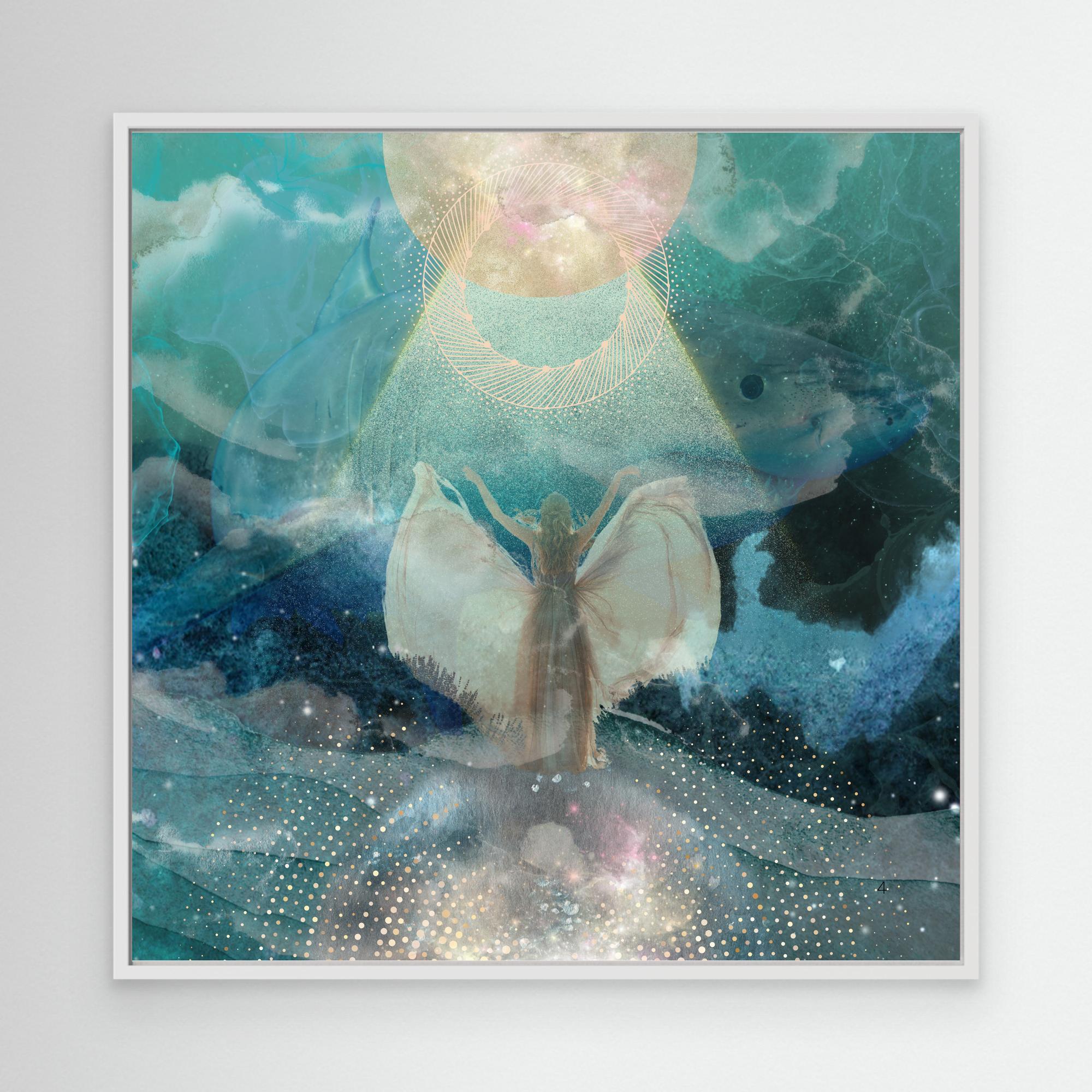 Be like water - canvas art print