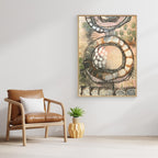 Earth Map  - Canvas Art Print