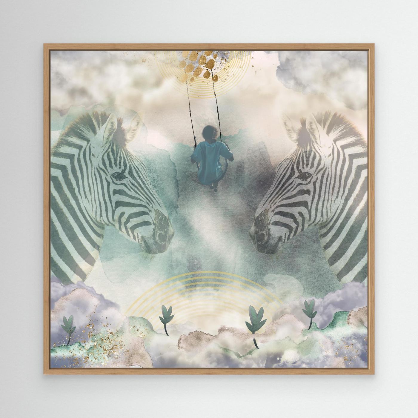 The Cosmic Swing - canvas art print