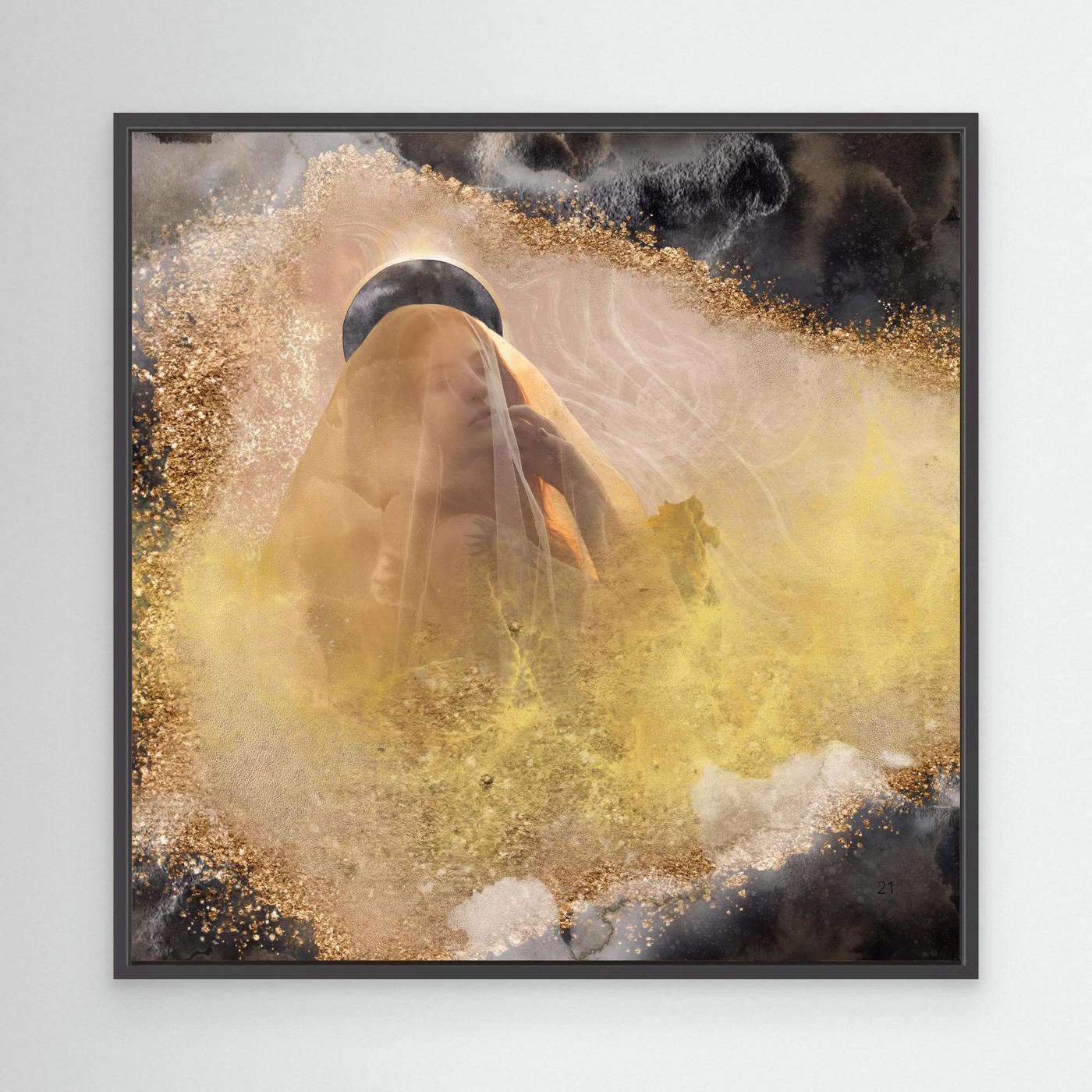 Black Madonna - canvas art print