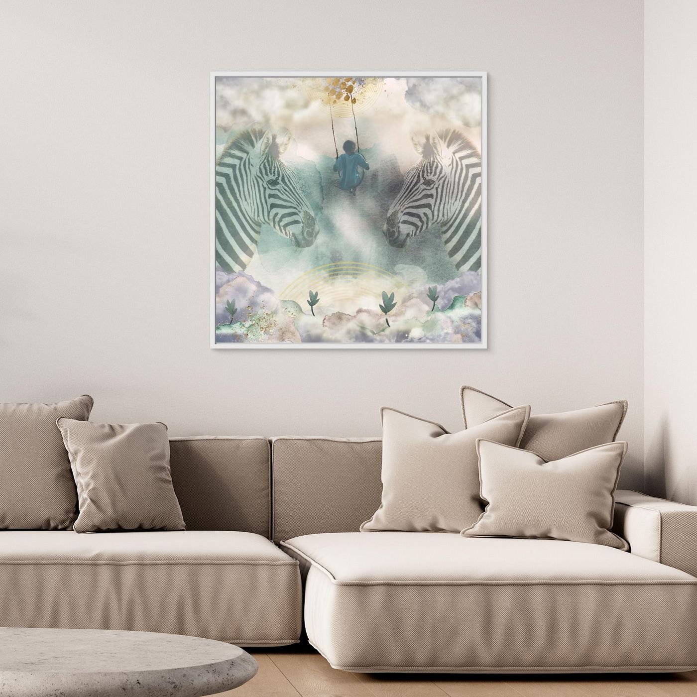 Cosmic Swing - Canvas Art Print