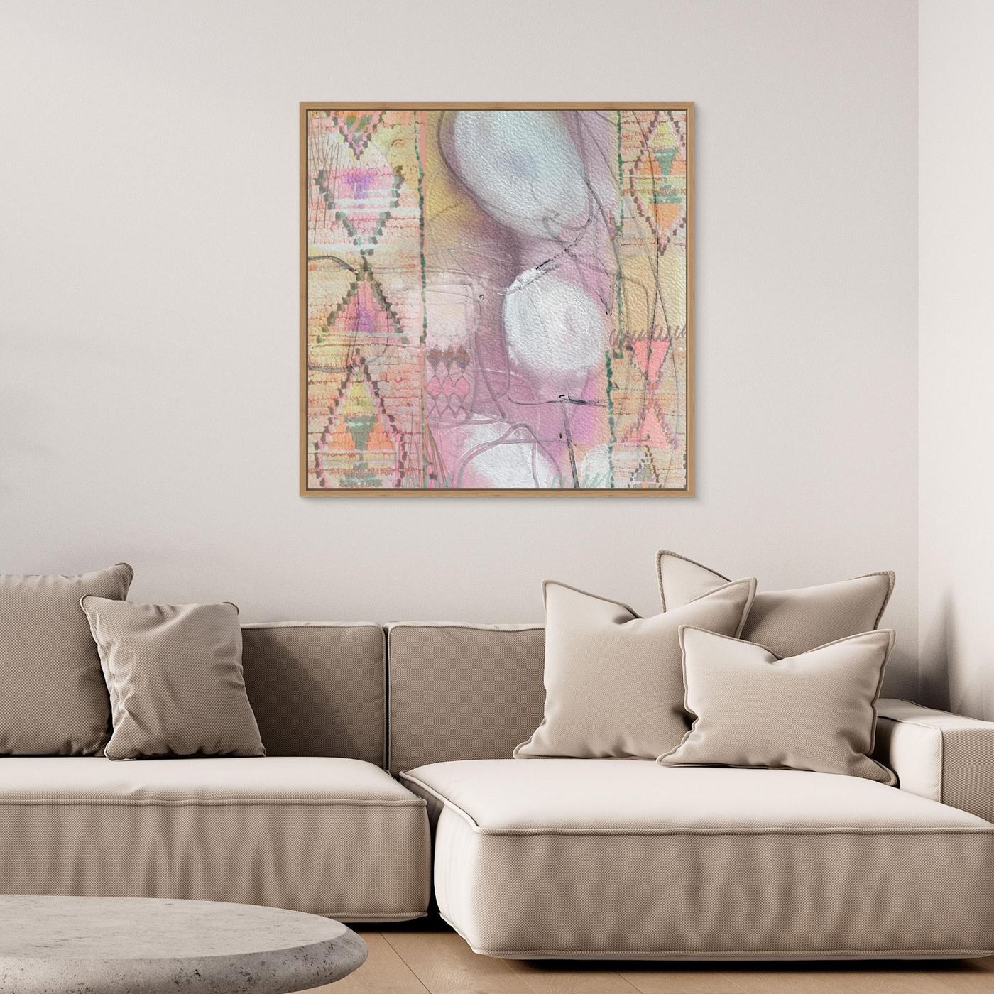 Cosmic Sweetness - pastel canvas art print