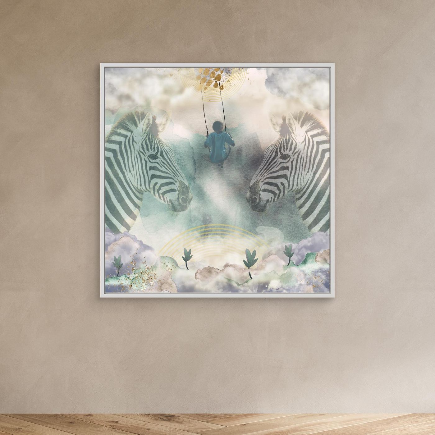 The Cosmic Swing - canvas art print