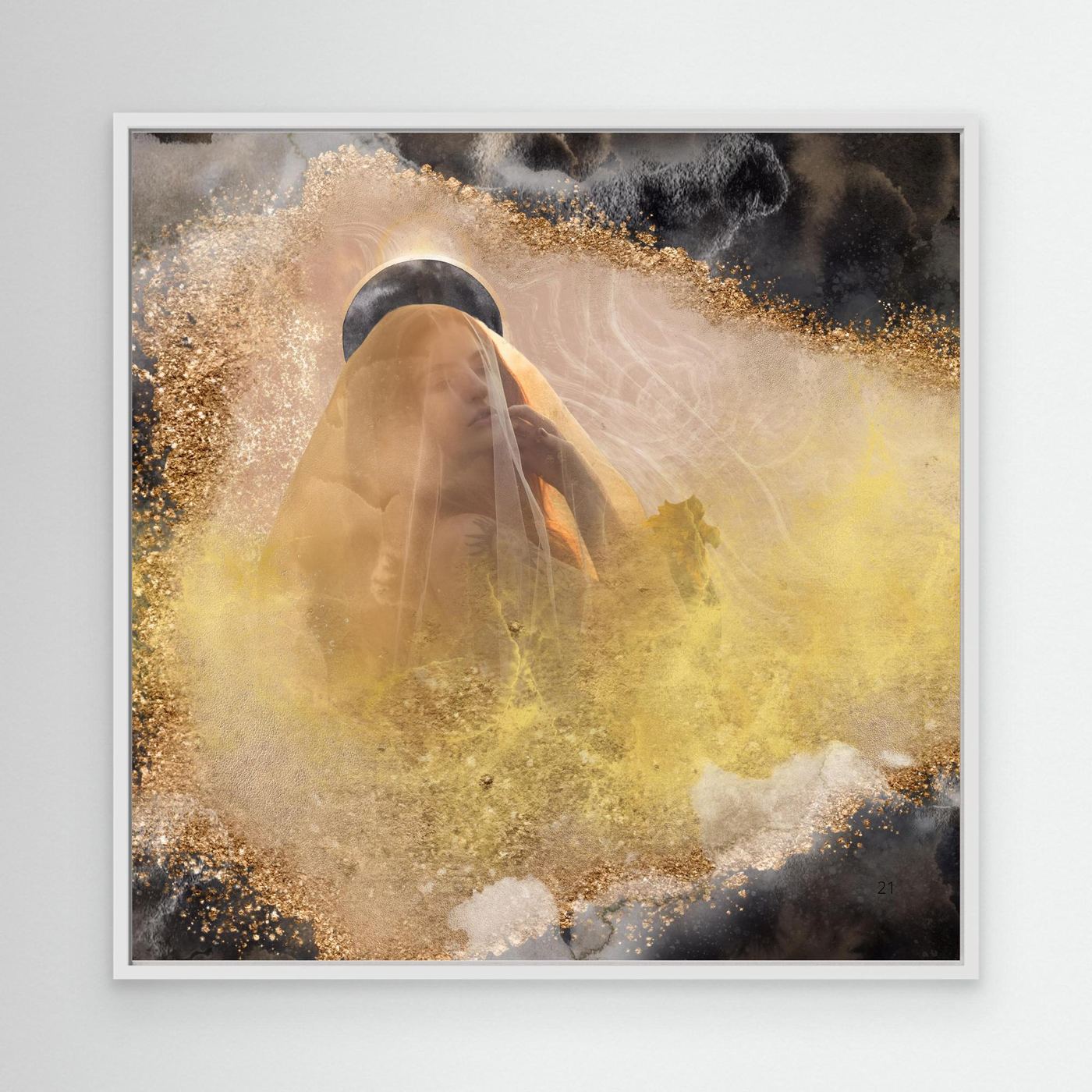 Black Madonna - canvas art print