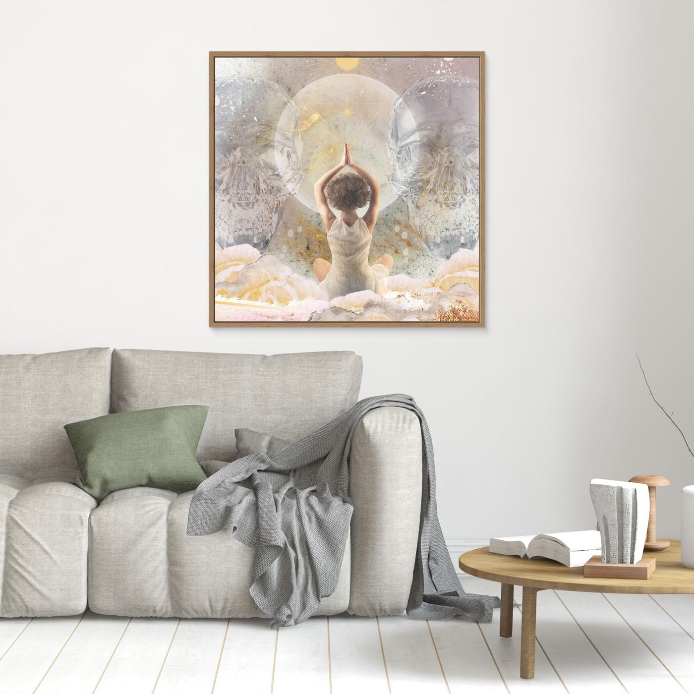 Crystal Skull - canvas art print