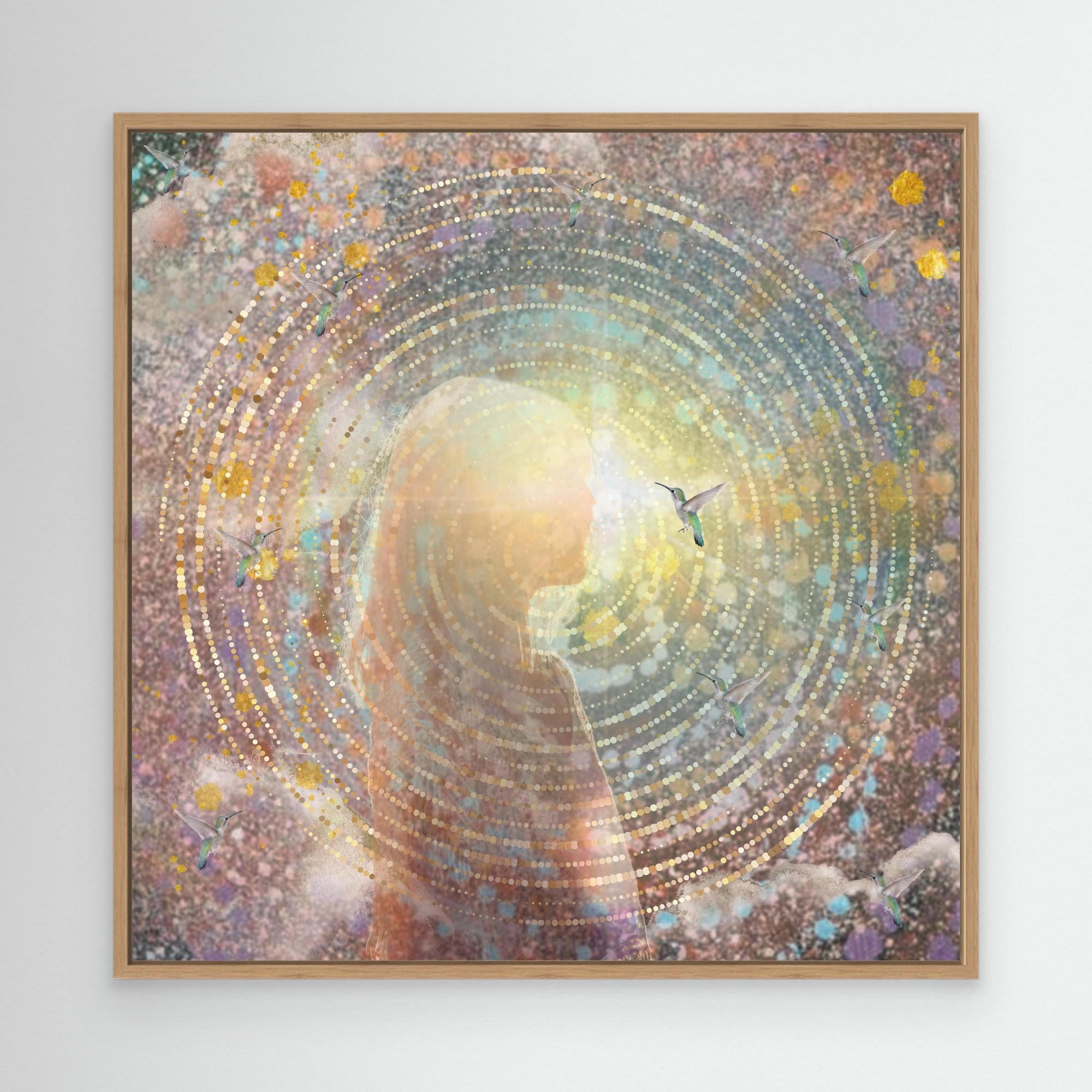 Hummingbird Medicine - canvas art print